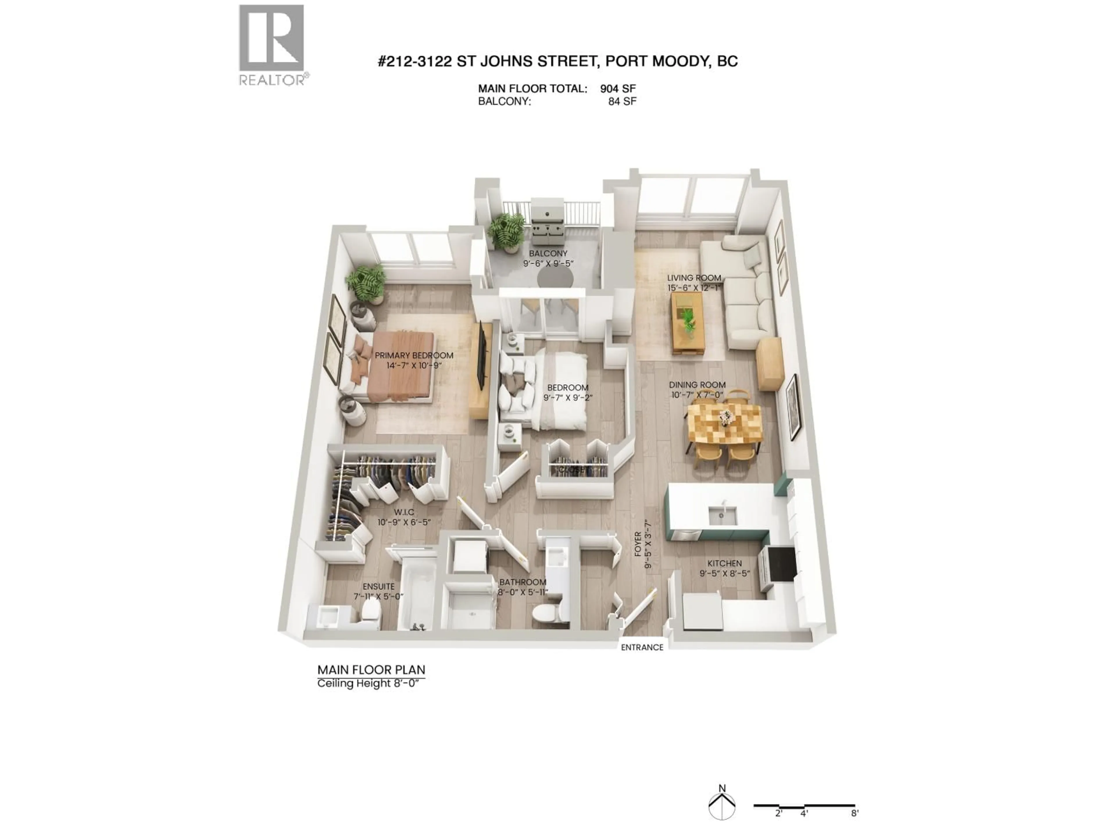 Floor plan for 3122 ST JOHNS STREET, Port Moody British Columbia V3H5C8