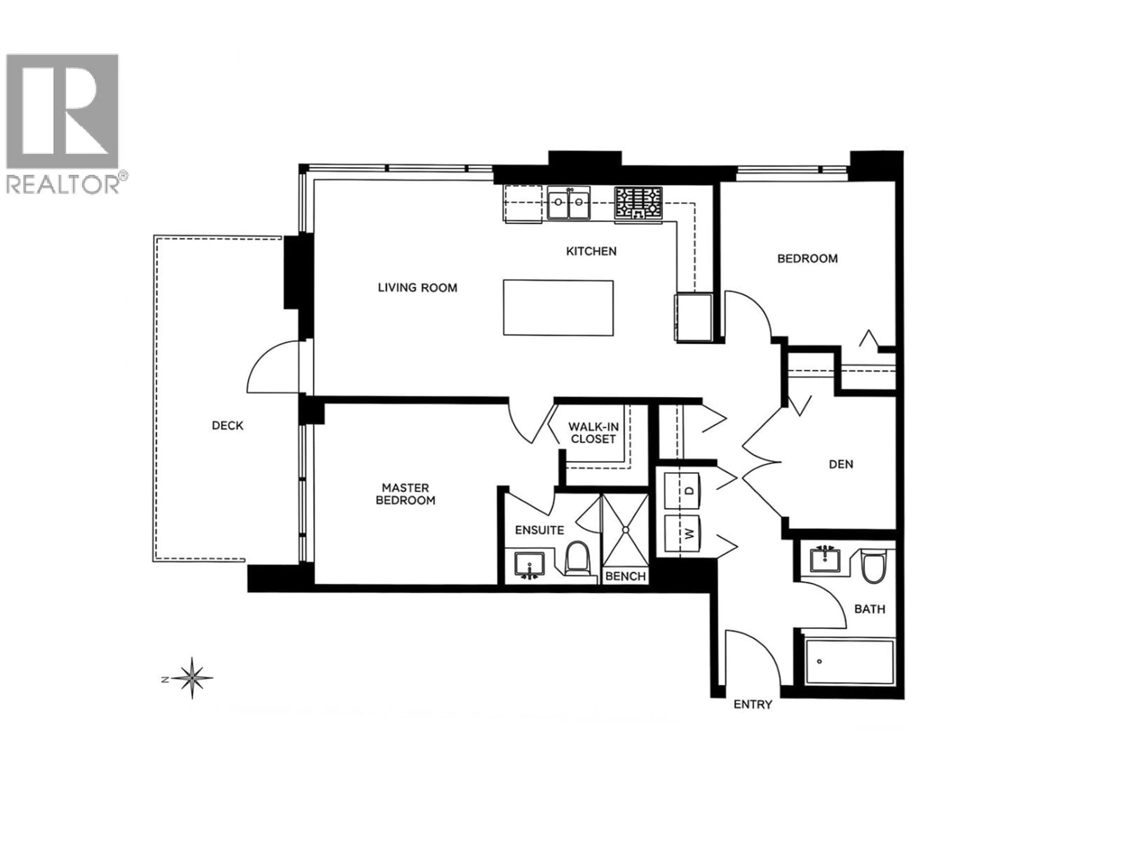 Floor plan for 1908 - 2388 MADISON AVENUE, Burnaby British Columbia V5C0K8