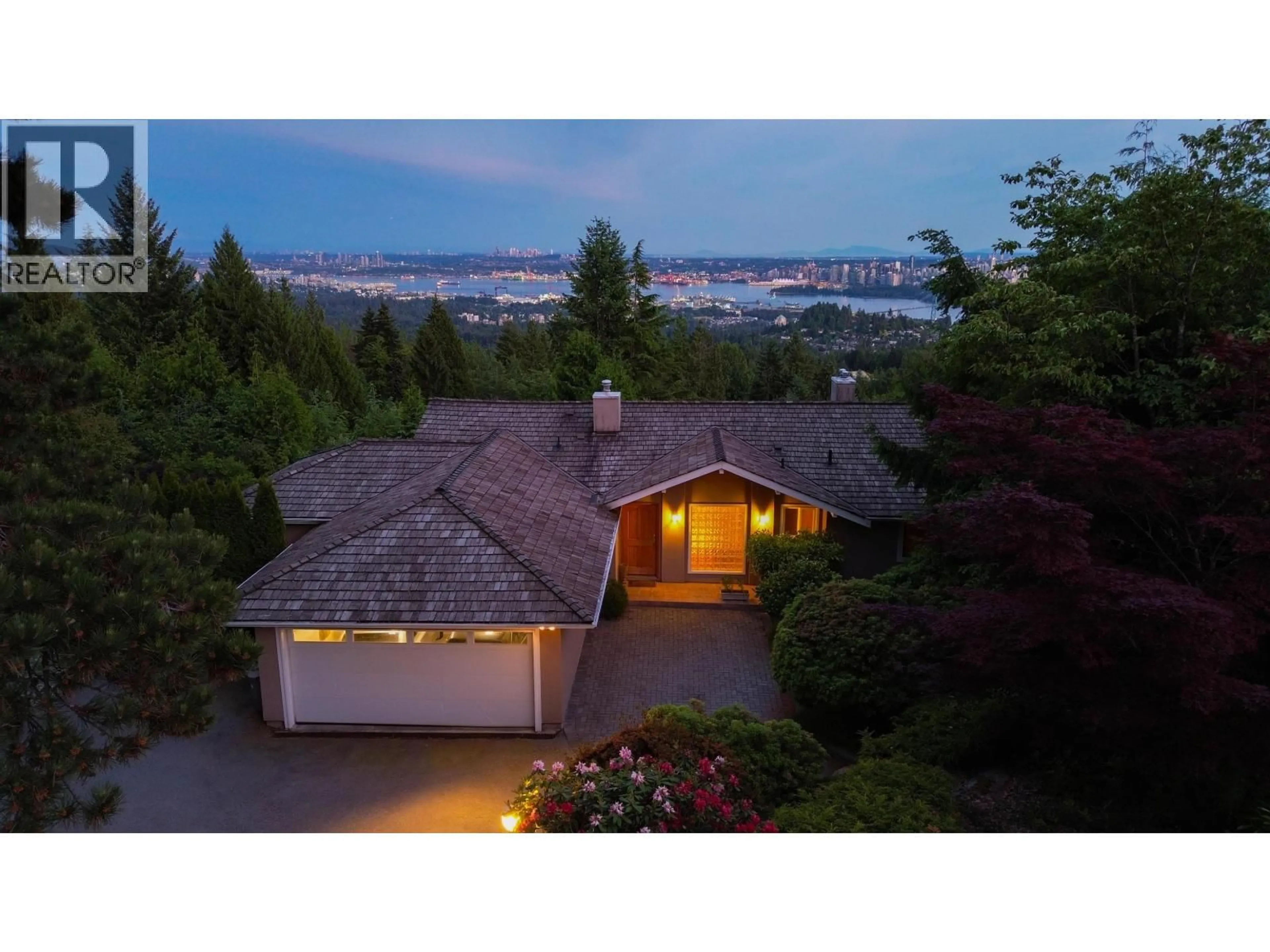 A pic from outside/outdoor area/front of a property/back of a property/a pic from drone, mountain view for 1440 SANDHURST PLACE, West Vancouver British Columbia V7S2P3