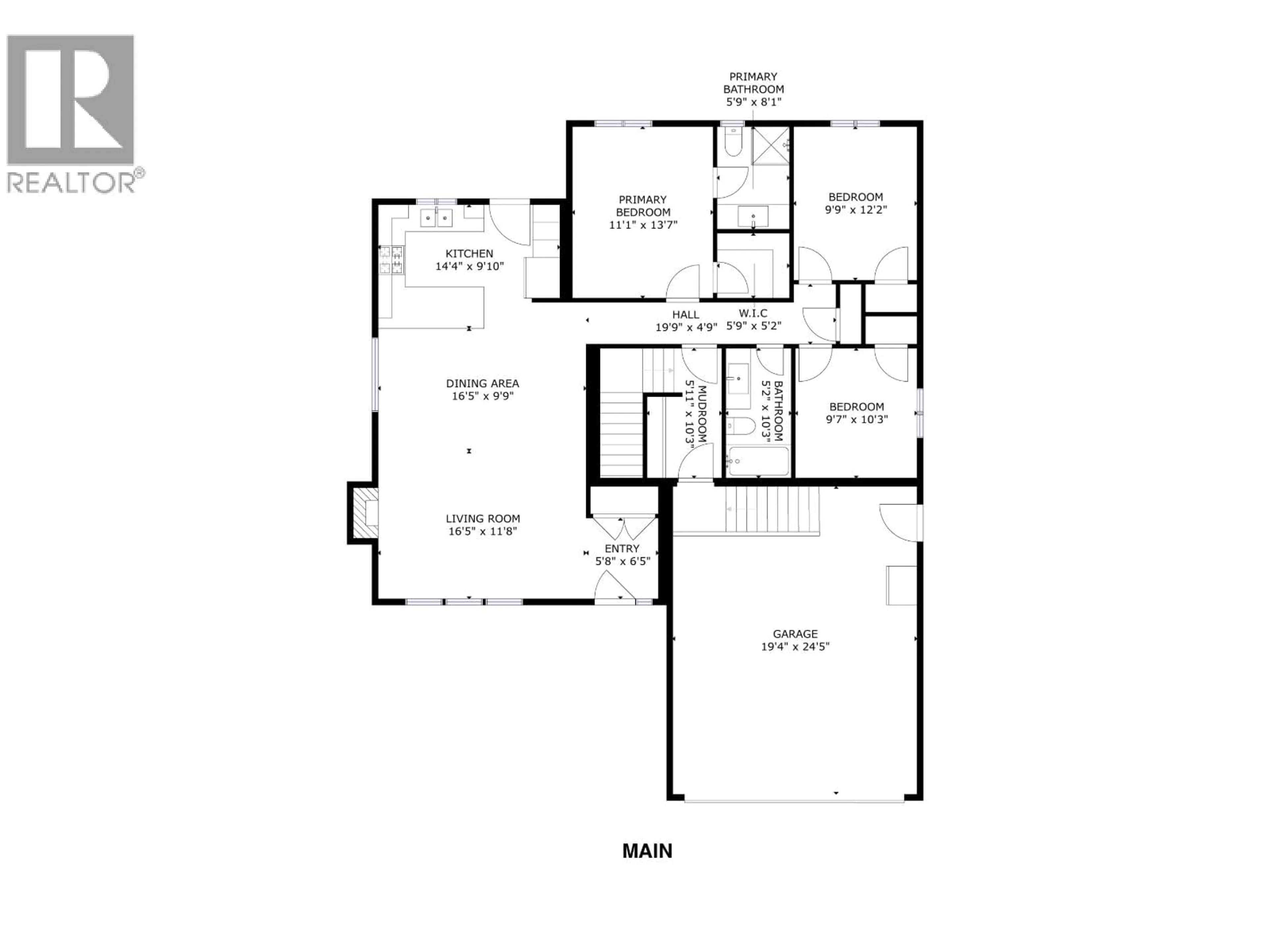 Floor plan for 11015 114 AVENUE, Fort St. John British Columbia V1J0N4