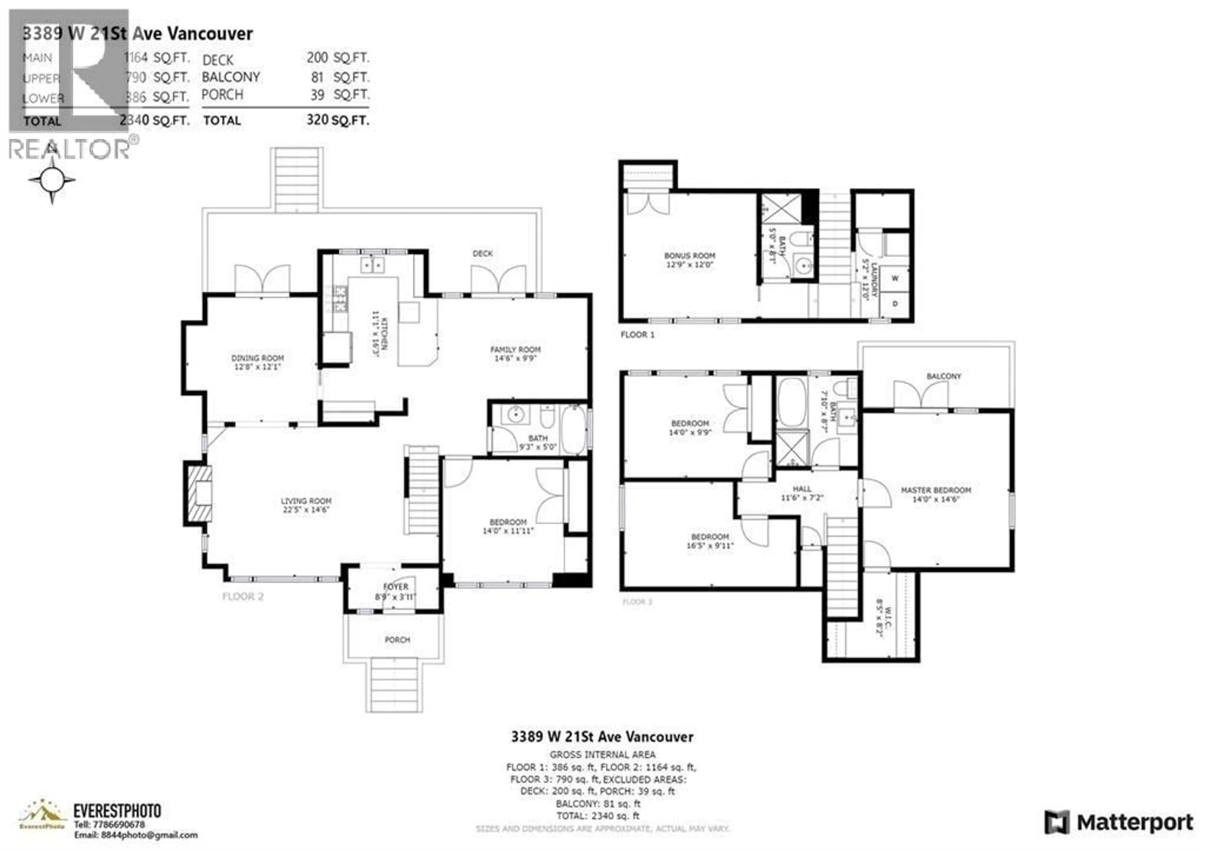 Floor plan for 3389 21ST AVENUE, Vancouver British Columbia V6S1G8