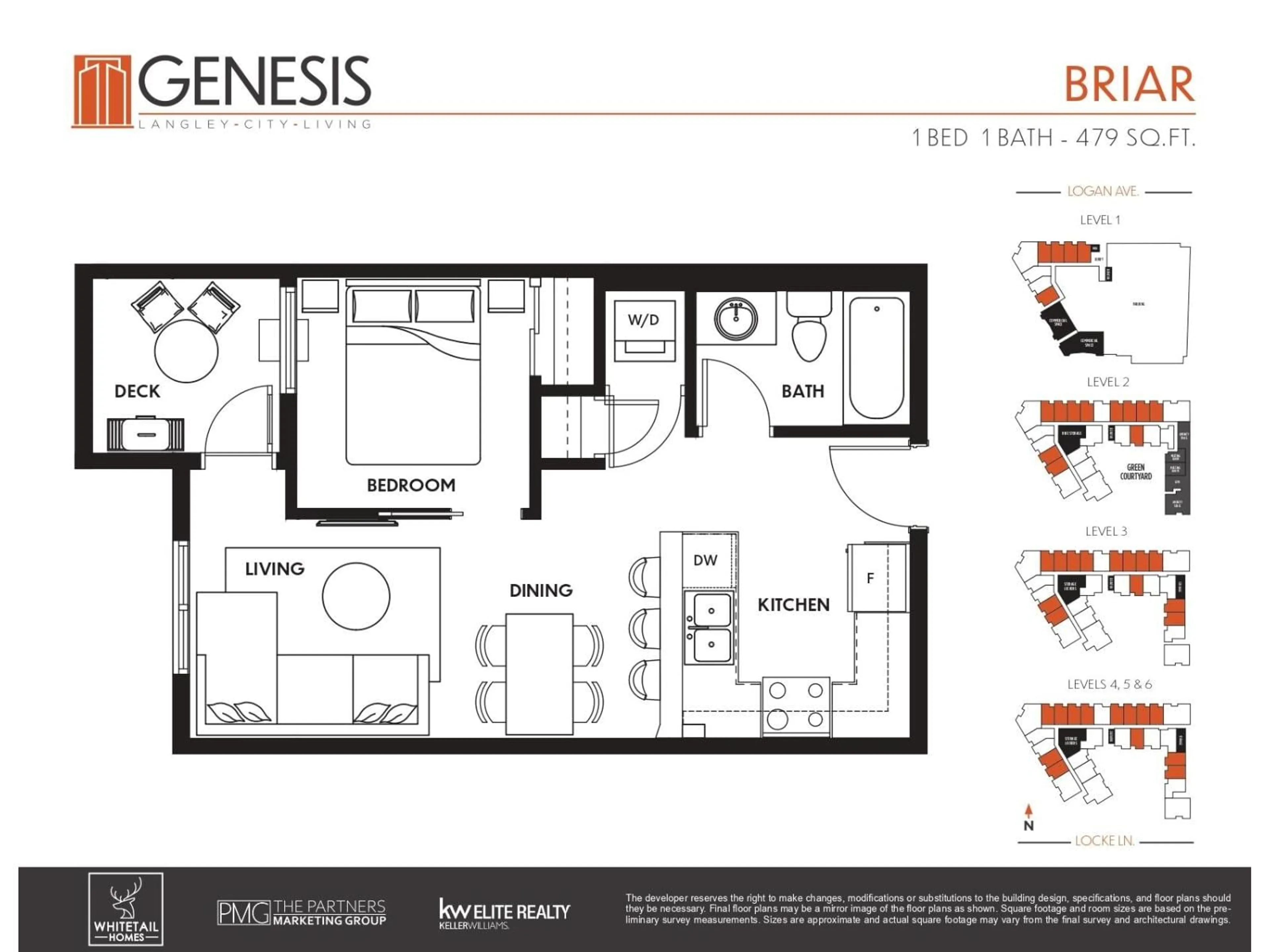 Floor plan for 317 - 20360 LOGAN AVENUE, Langley British Columbia V3A0P5