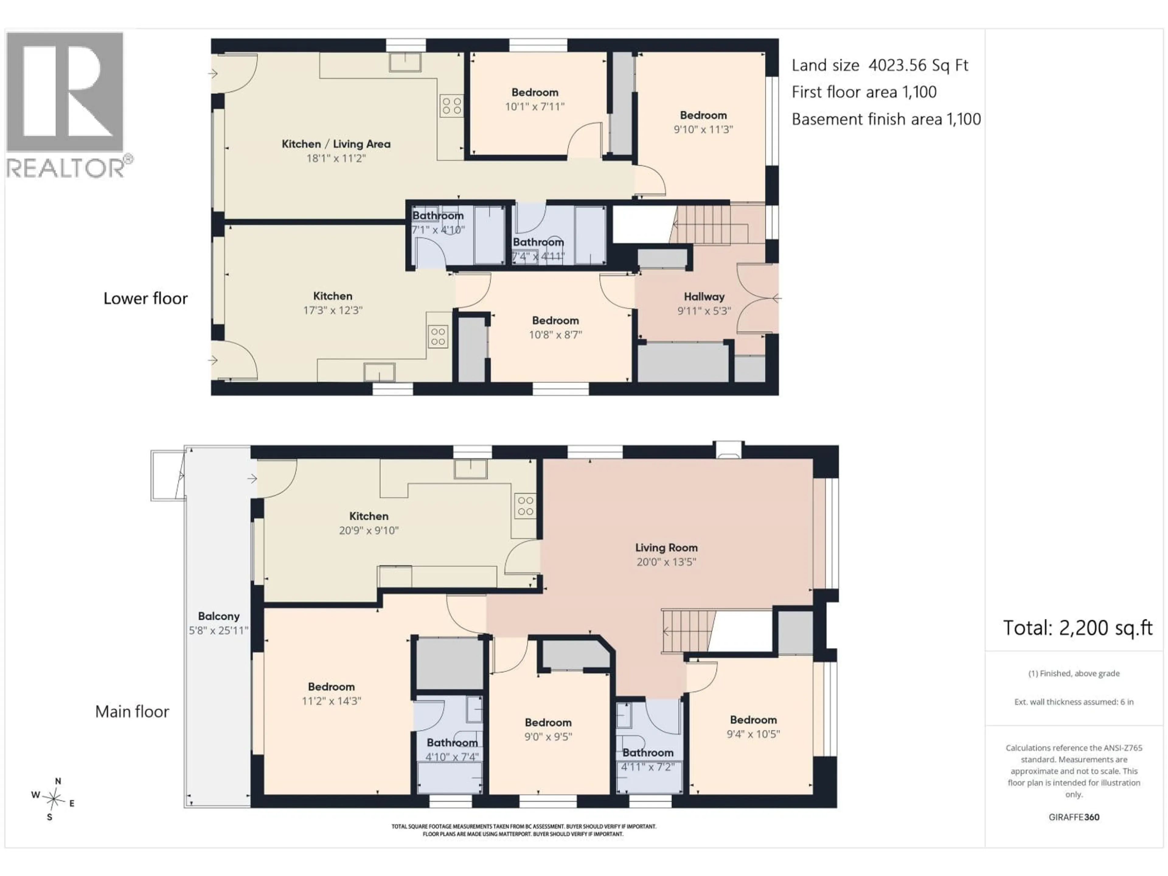 Floor plan for 3281 RENFREW STREET, Vancouver British Columbia V5M3L2