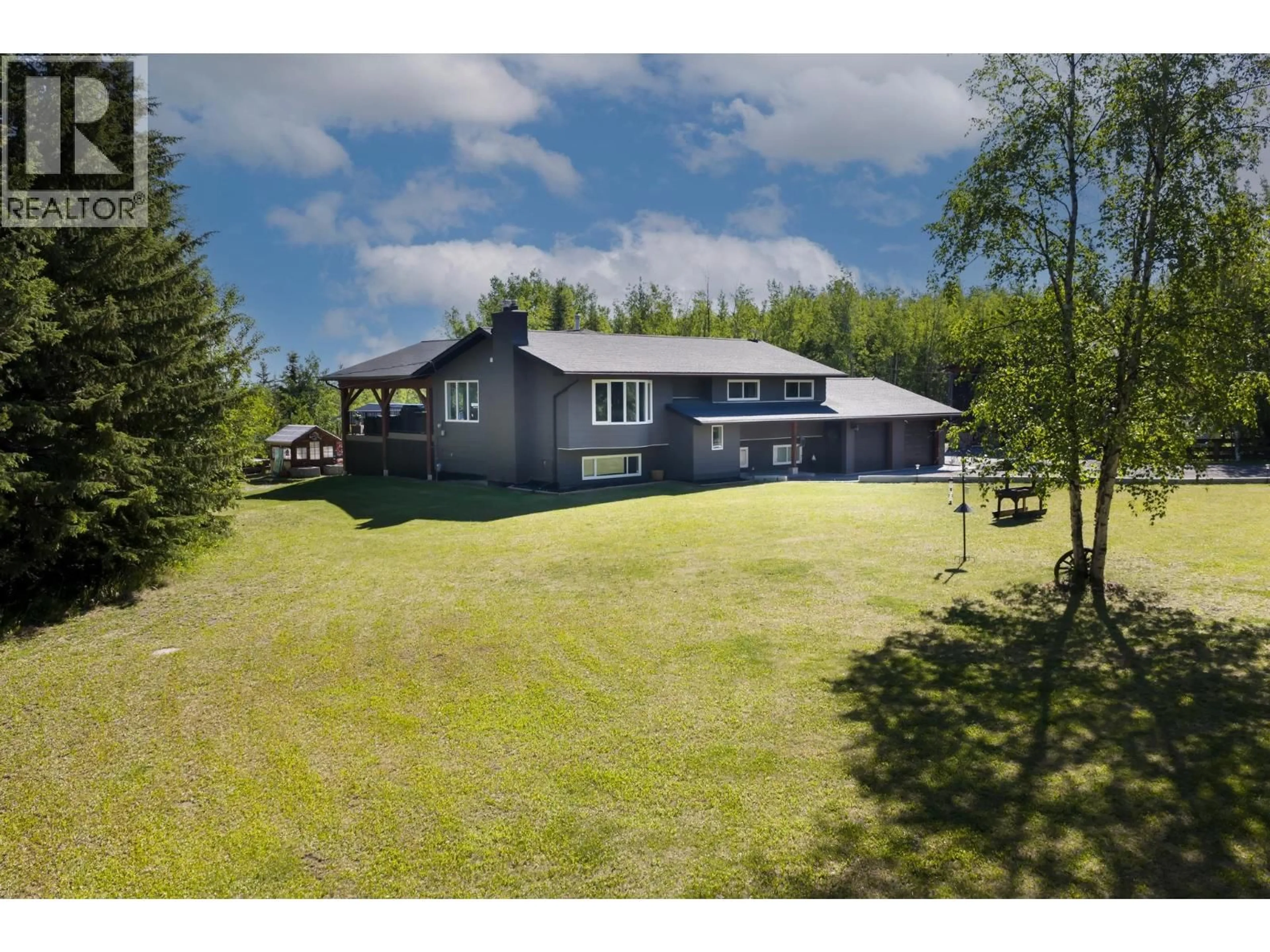 A pic from outside/outdoor area/front of a property/back of a property/a pic from drone, unknown for 1375 MARKAY DRIVE, Vanderhoof British Columbia V0J3A1