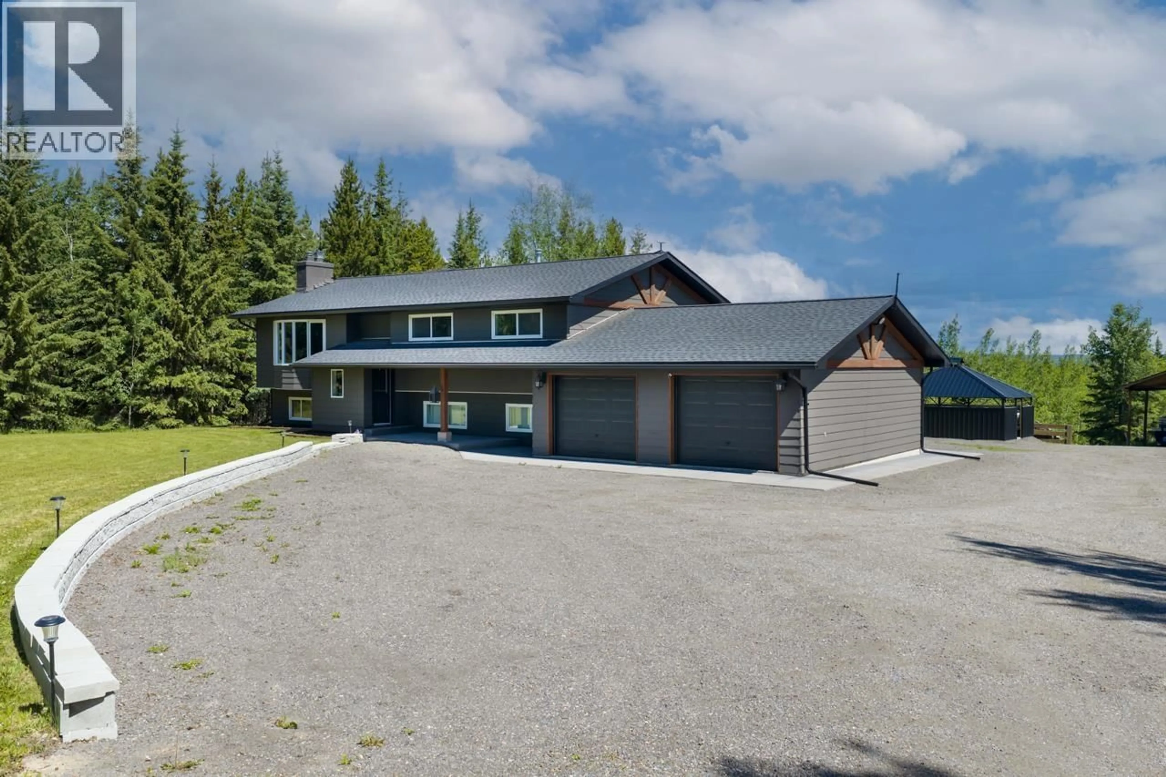 A pic from outside/outdoor area/front of a property/back of a property/a pic from drone, unknown for 1375 MARKAY DRIVE, Vanderhoof British Columbia V0J3A1