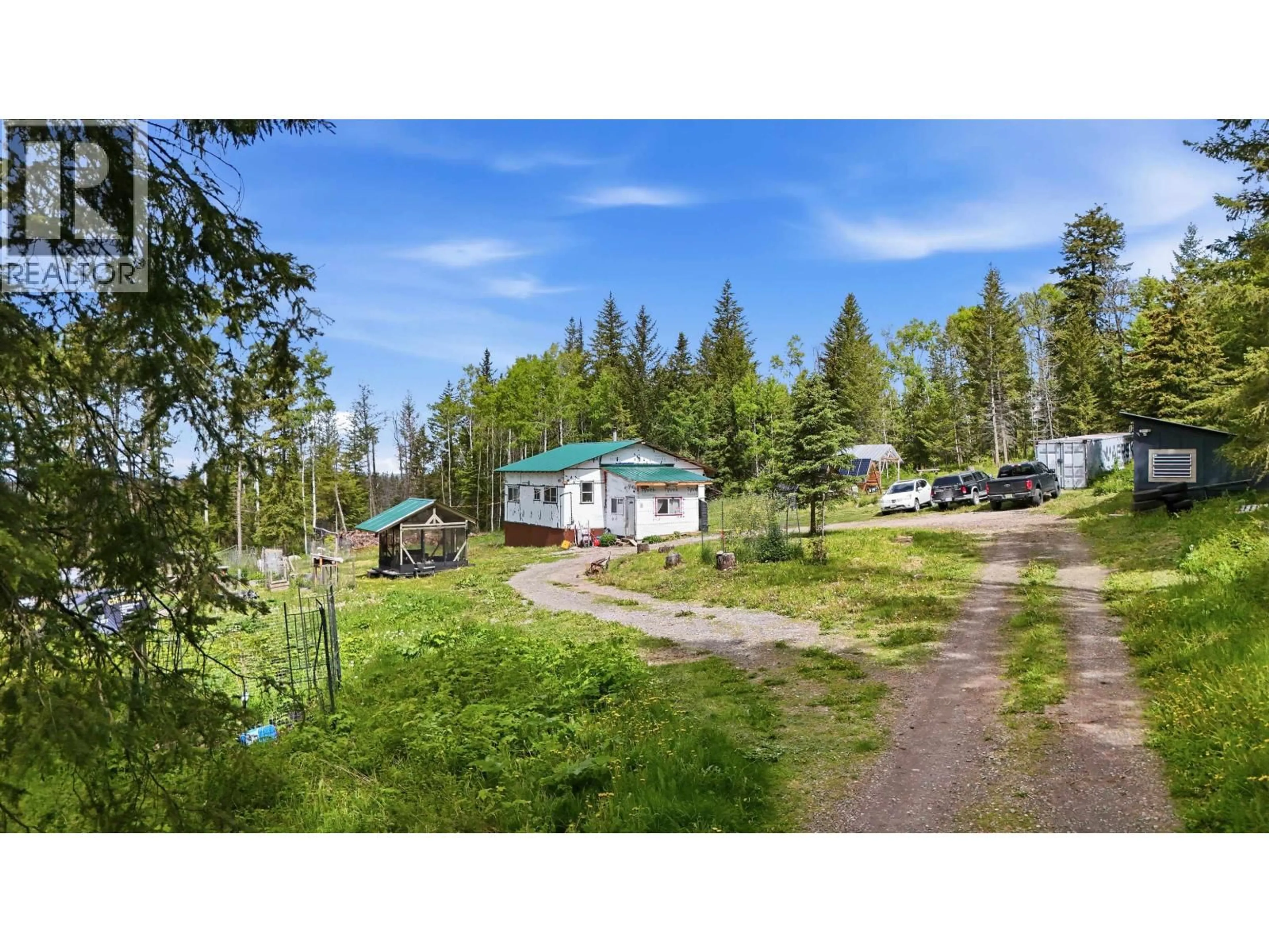 A pic from outside/outdoor area/front of a property/back of a property/a pic from drone, forest/trees view for 1261 SCHEFFLER ROAD, Williams Lake British Columbia V0K2G0