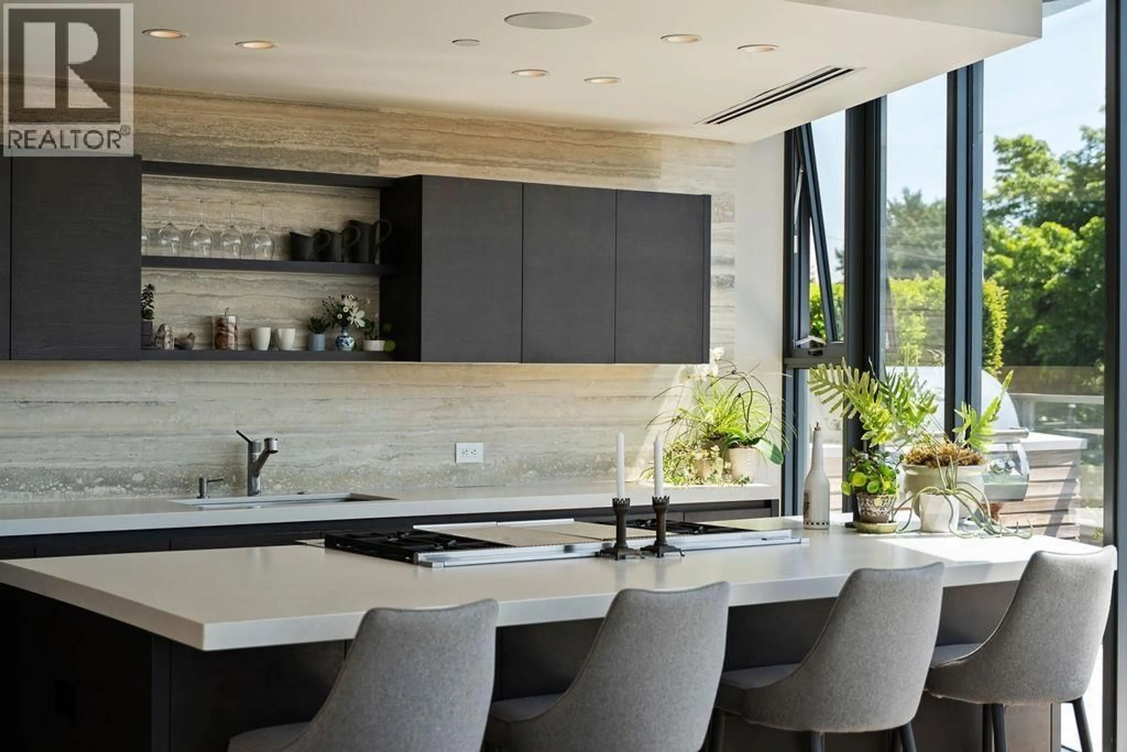 Contemporary kitchen, ceramic/tile floor for 508 - 2102 48TH AVENUE, Vancouver British Columbia V6M2P5