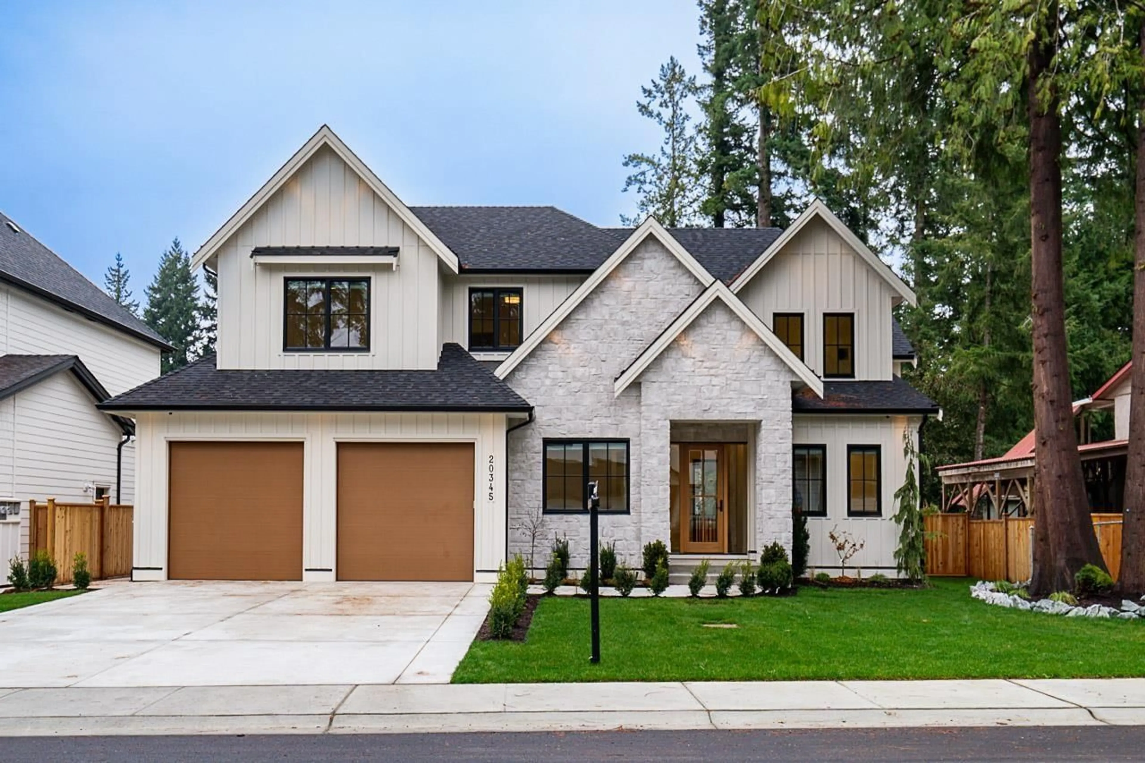 Home with brick exterior material, street for 20345 41A AVENUE, Langley British Columbia V3A2Z8