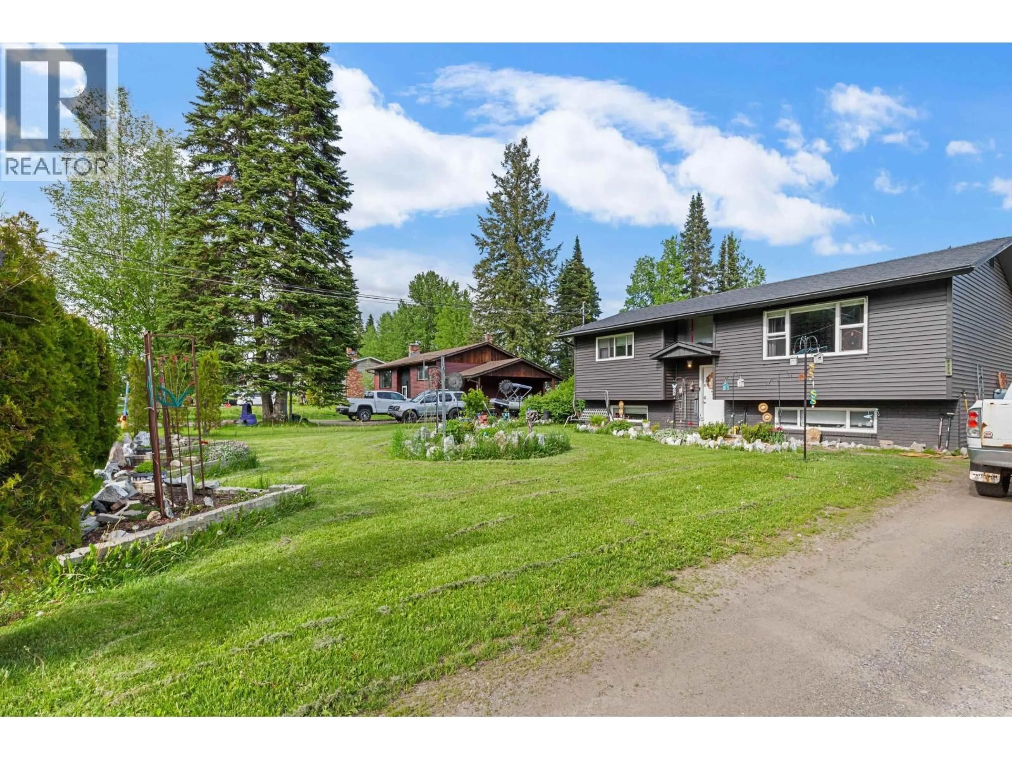 A pic from outside/outdoor area/front of a property/back of a property/a pic from drone, mountain view for 8274 SPARROW ROAD, Prince George British Columbia V2K5H3