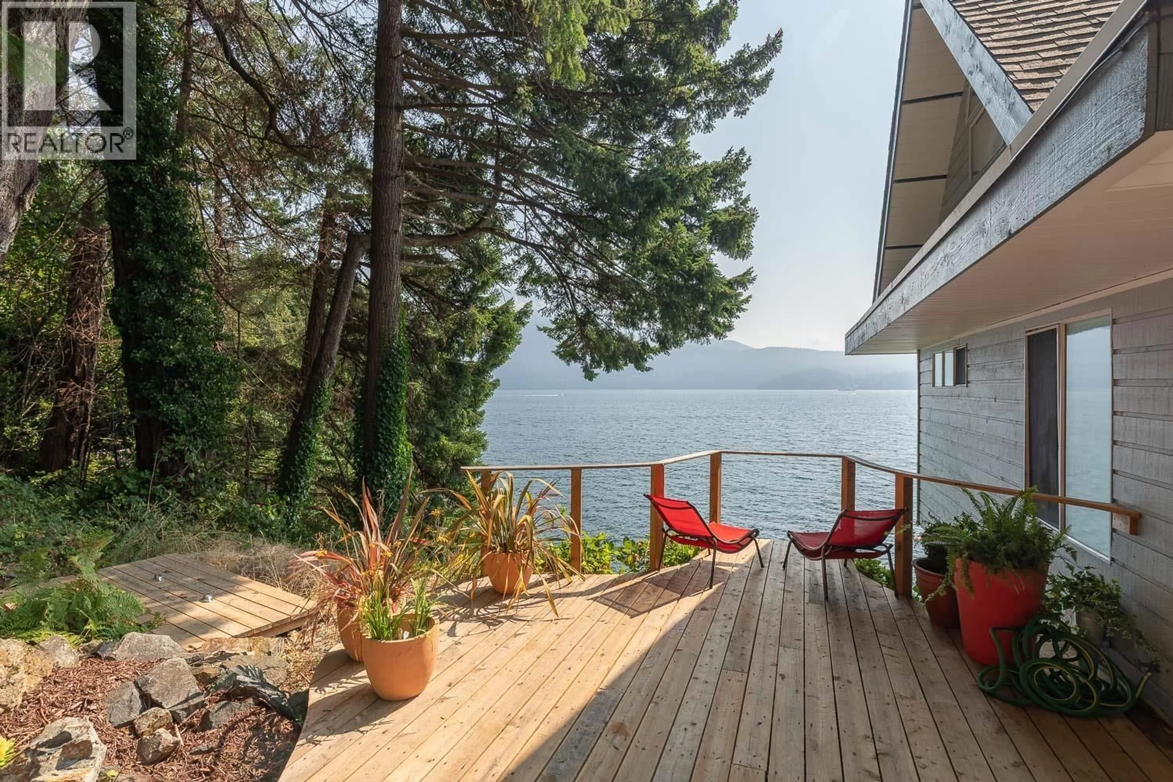 Patio, water/lake/river/ocean view for 1483 WEBB ROAD, Bowen Island British Columbia V0N1G0