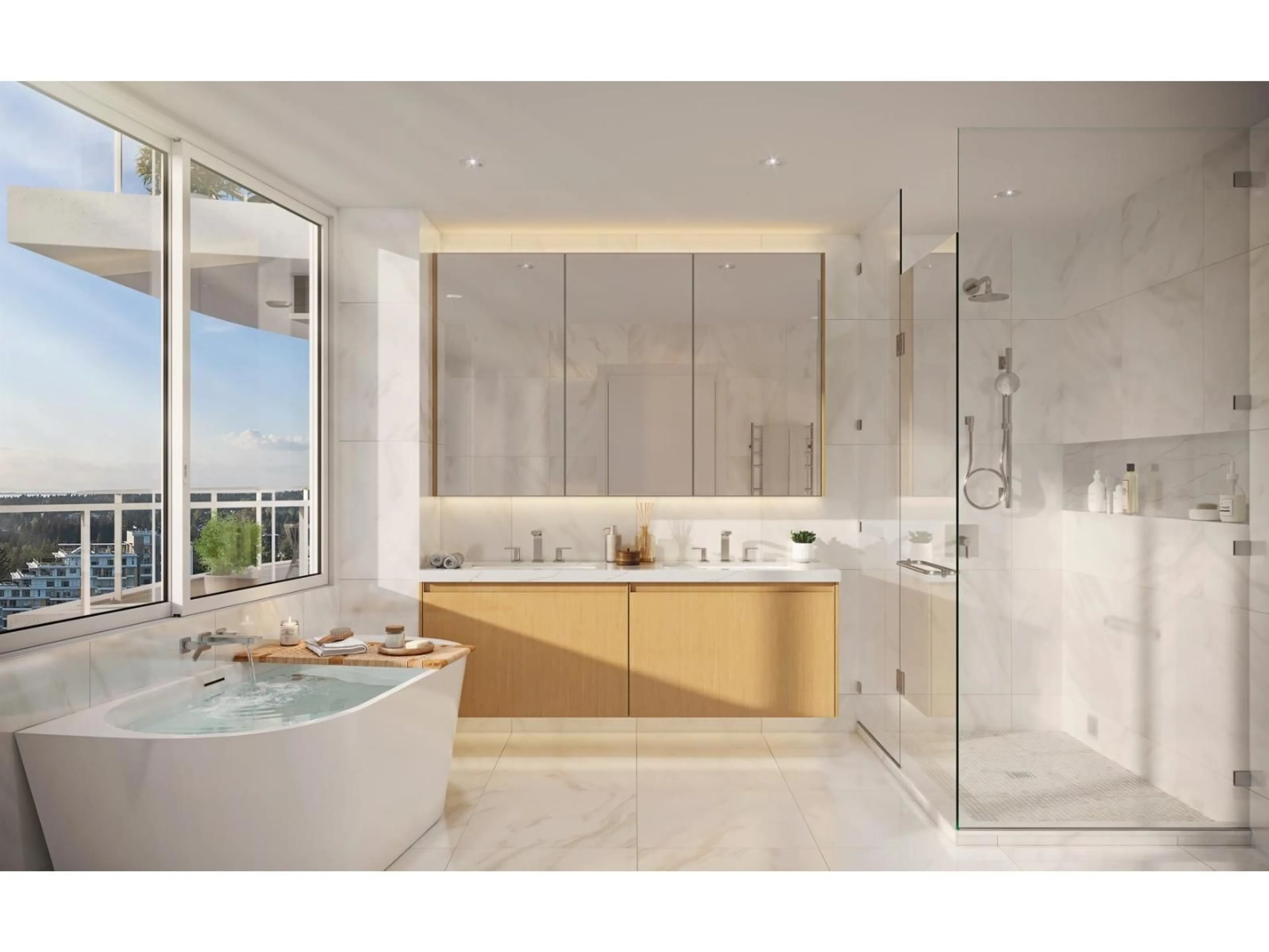 Contemporary bathroom, ceramic/tile floor for 2103 - 1475 FOSTER STREET, White Rock British Columbia V4B0C9