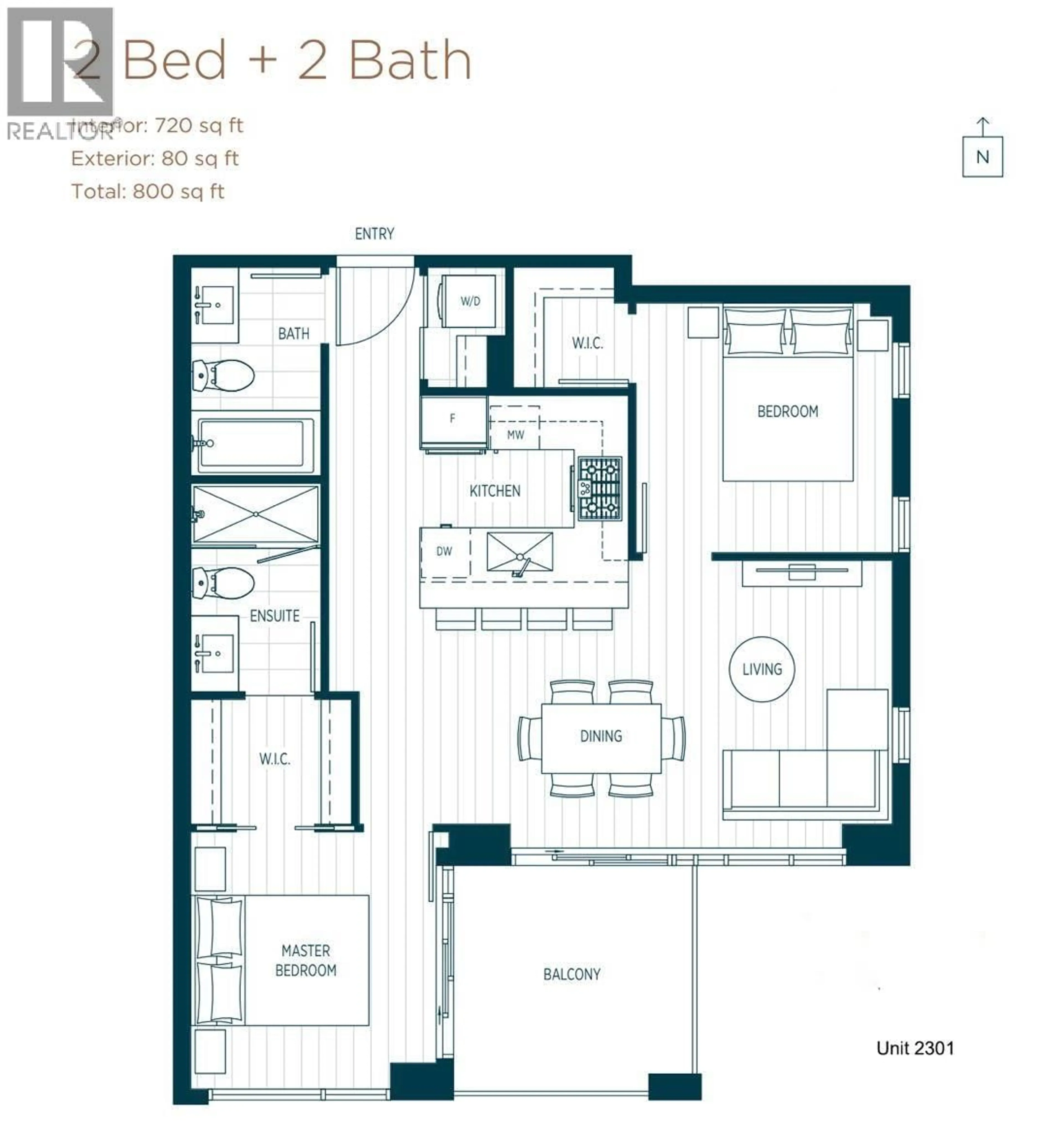 Floor plan for 2301 - 901 LOUGHEED HIGHWAY, Coquitlam British Columbia V3K0J3