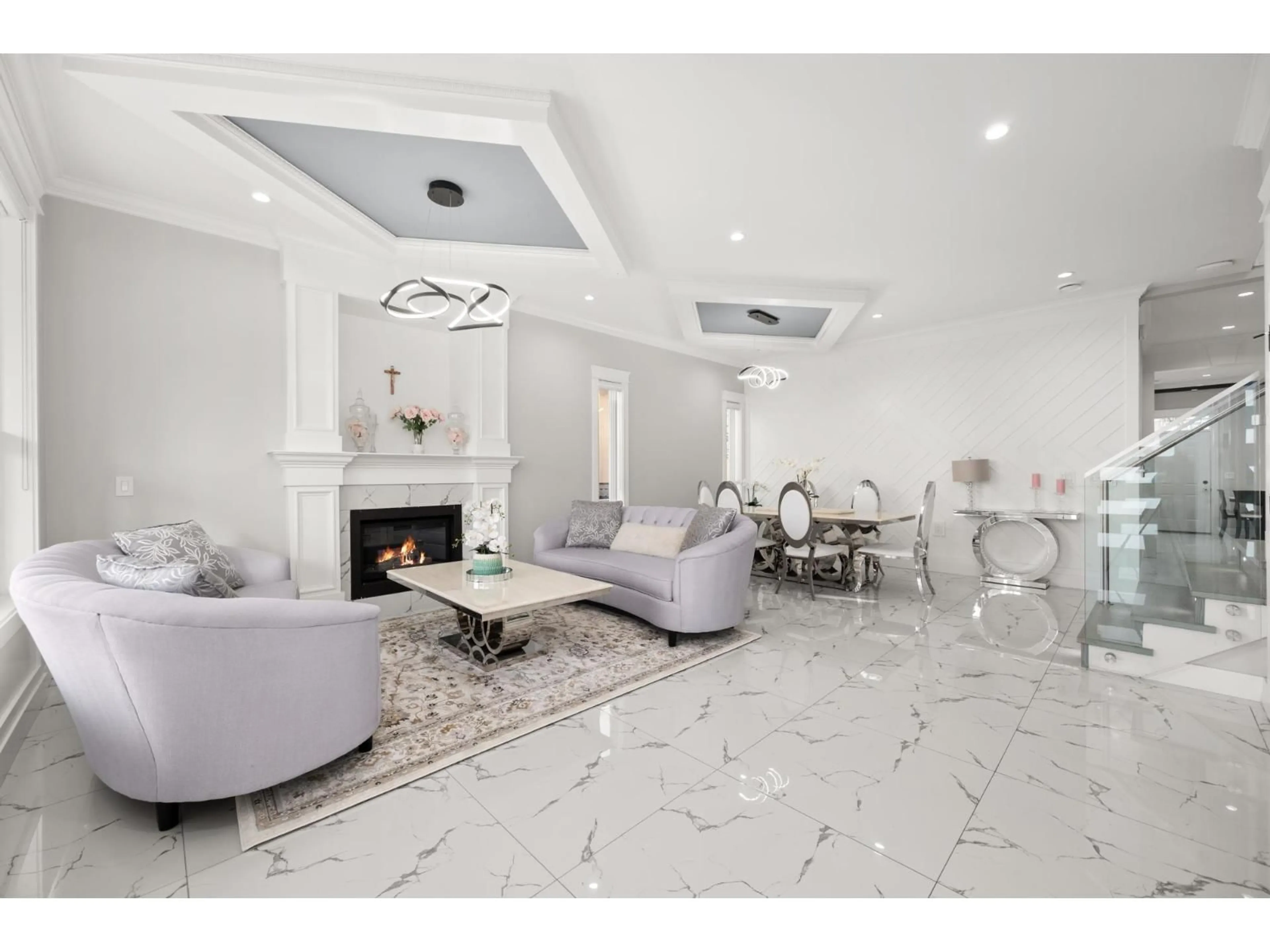 Living room with furniture, ceramic/tile floor for 11060 129 STREET, Surrey British Columbia V3T3J4