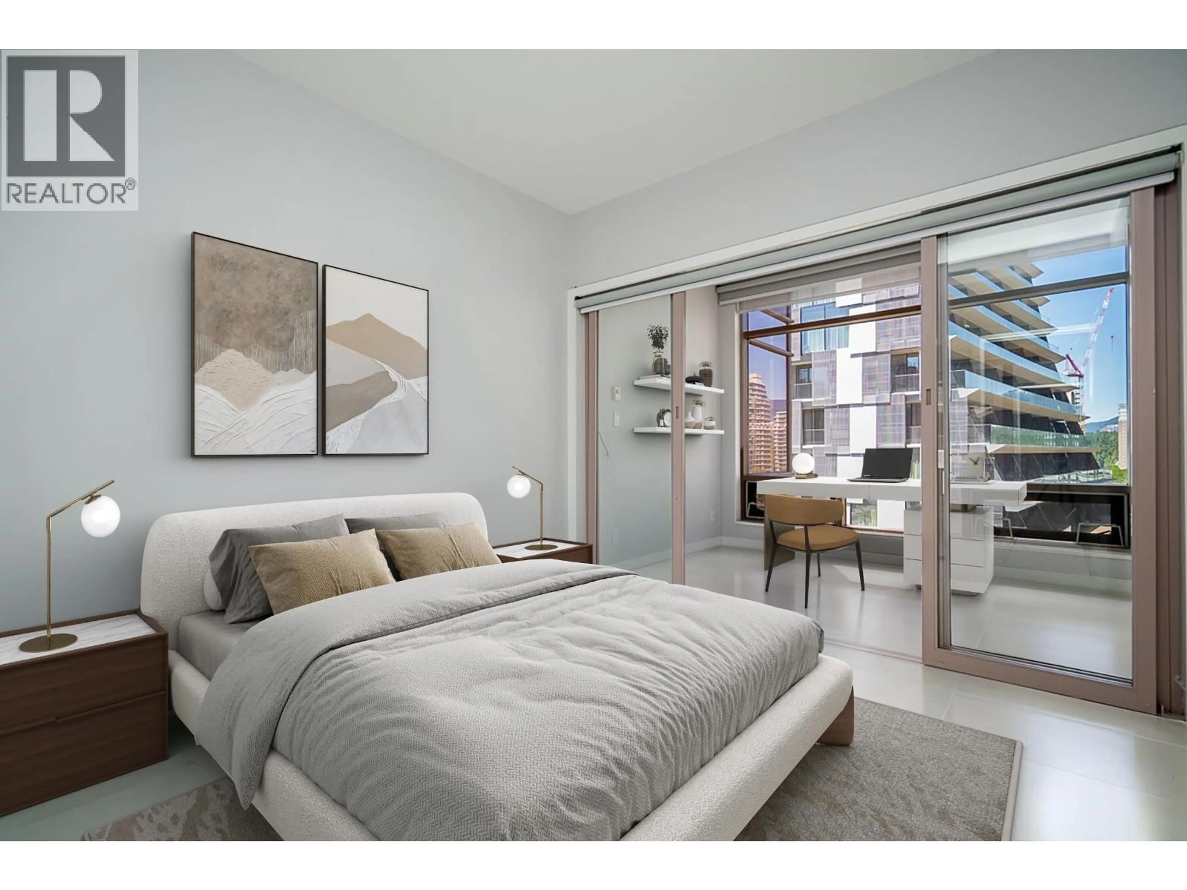 Bedroom with bed, unknown for 3A - 1500 ALBERNI STREET, Vancouver British Columbia V6G3C9
