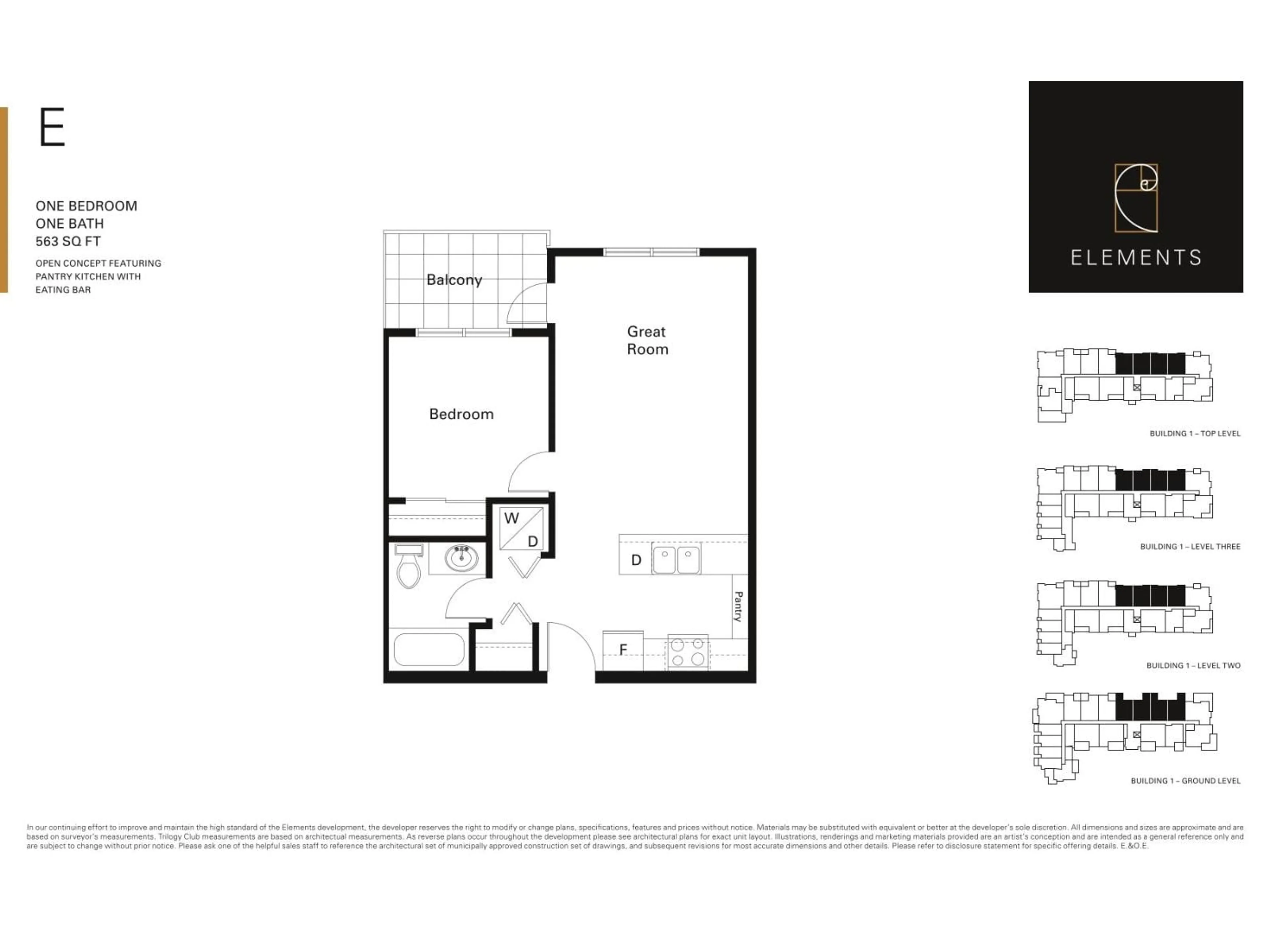 Floor plan for E305 - 20211 66 AVENUE, Langley British Columbia V2Y0L4