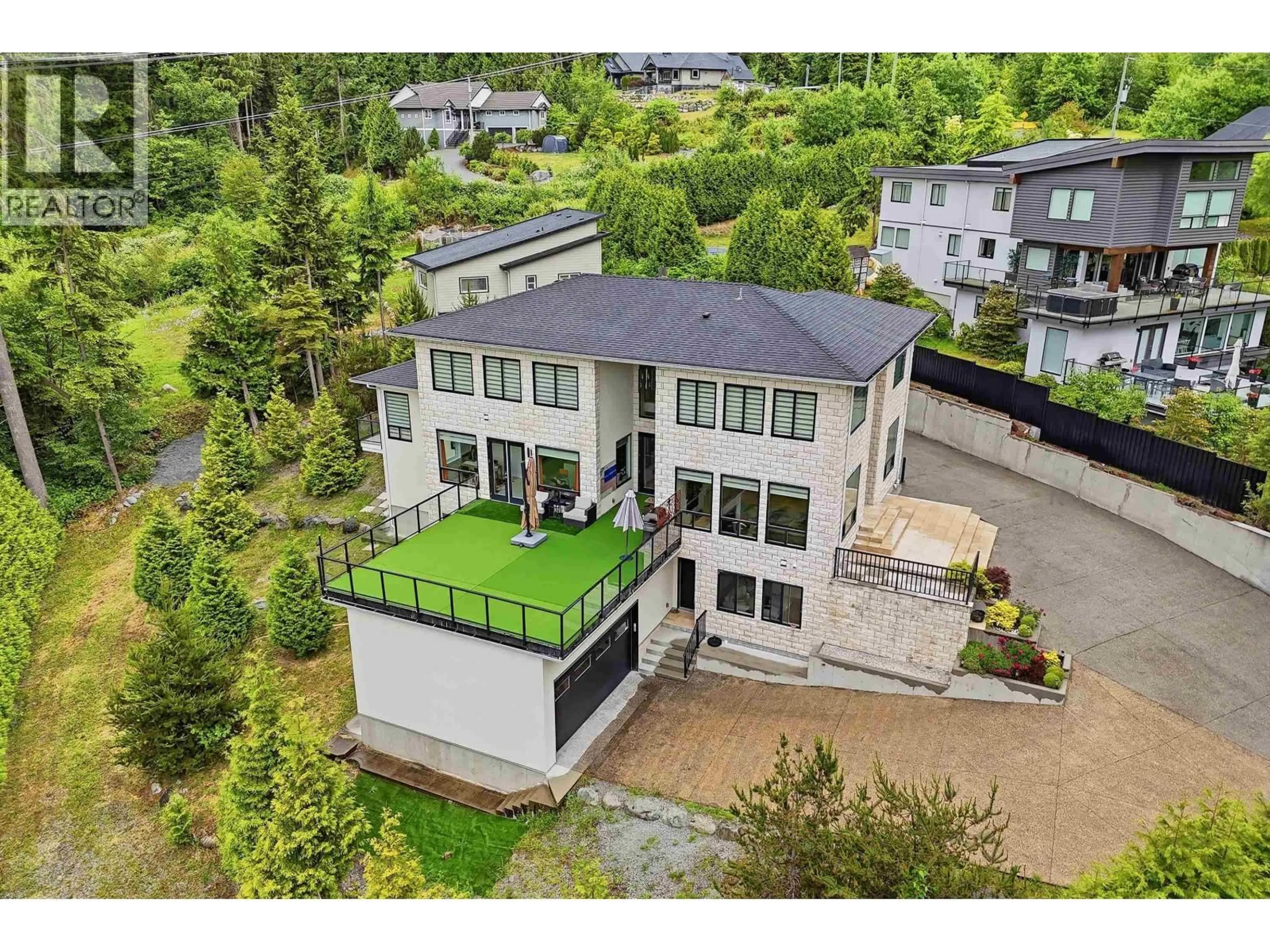A pic from outside/outdoor area/front of a property/back of a property/a pic from drone, unknown for 2425 LEGGETT DRIVE, Anmore British Columbia V3H4W9
