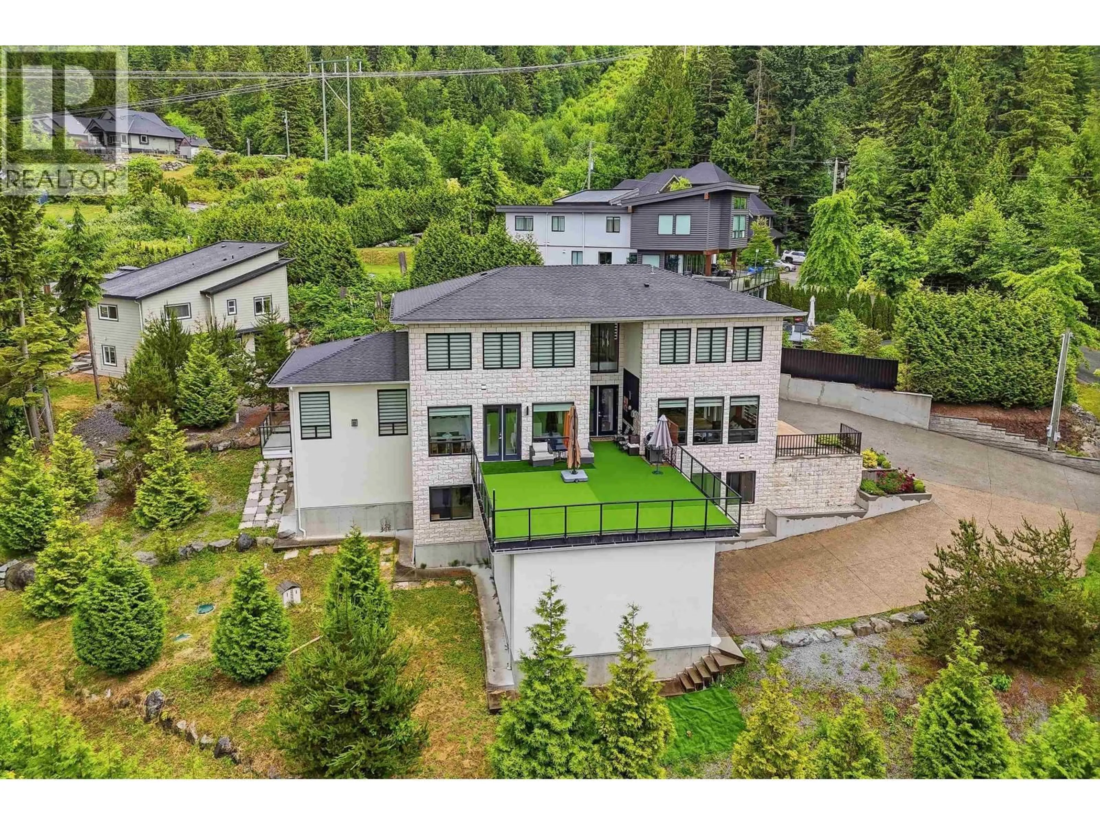 A pic from outside/outdoor area/front of a property/back of a property/a pic from drone, unknown for 2425 LEGGETT DRIVE, Anmore British Columbia V3H4W9