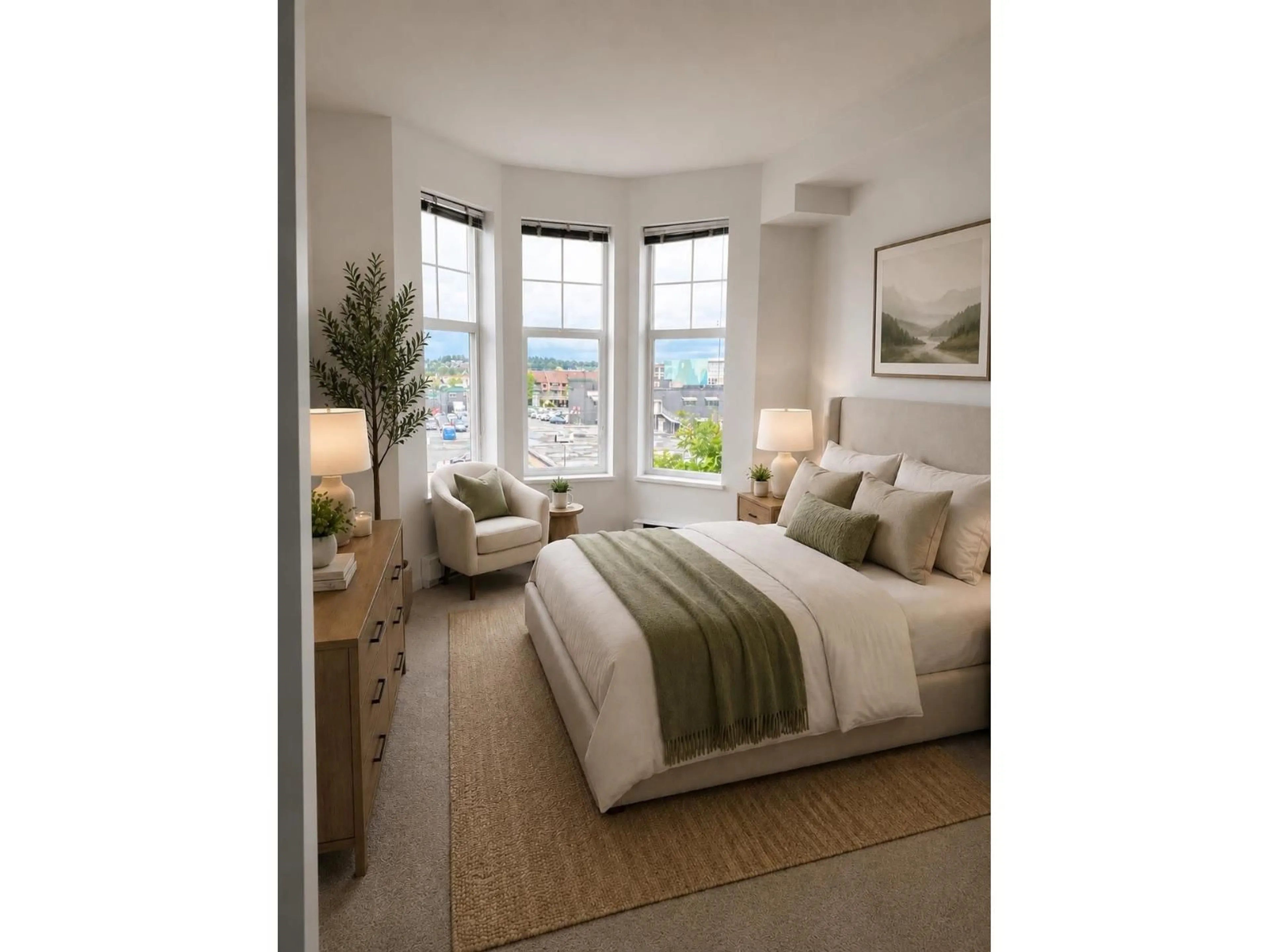 Bedroom with bed, unknown for 424 - 20200 56 AVENUE, Langley British Columbia V3A8S1