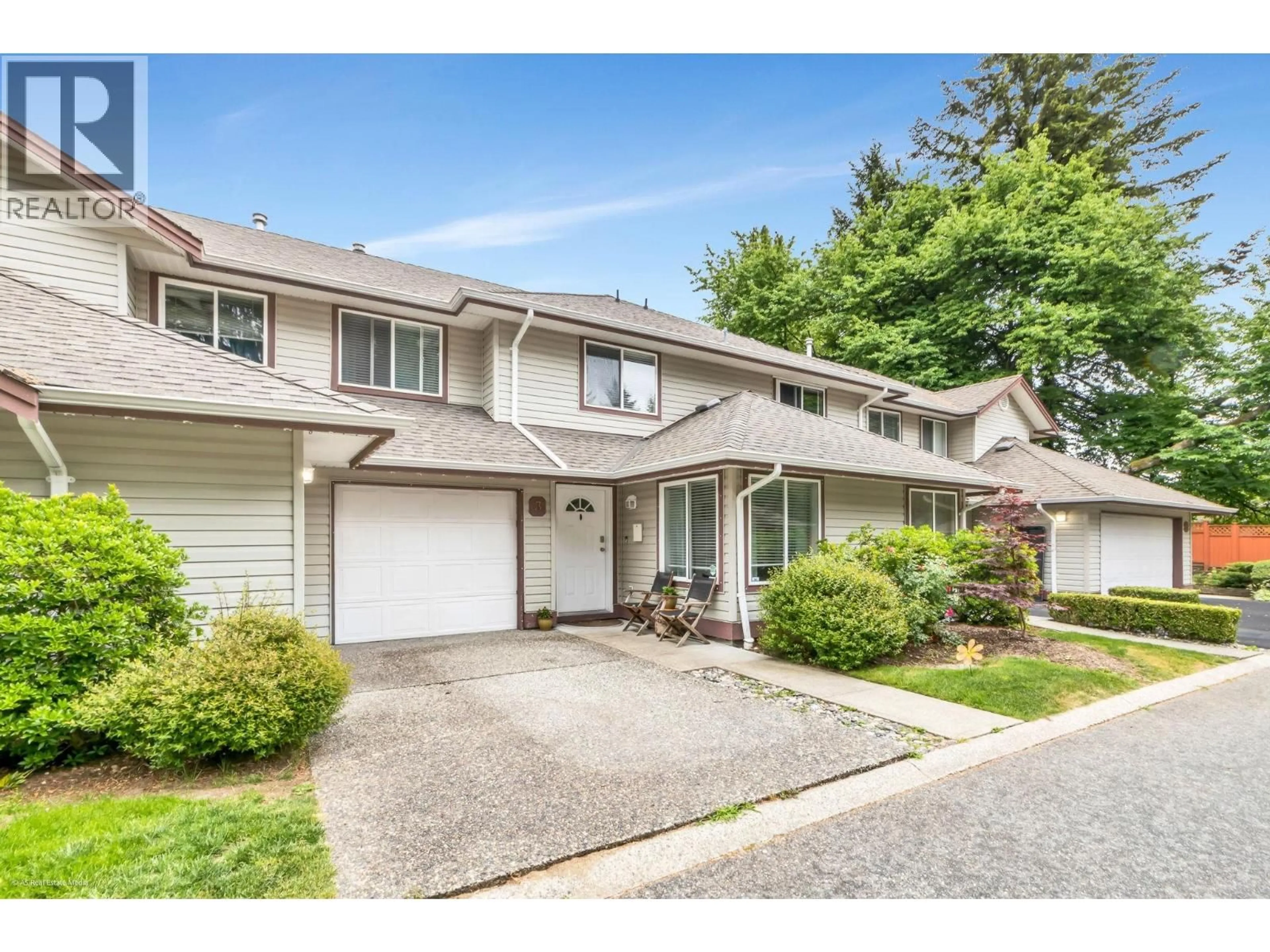 Home with vinyl exterior material, street for 3 - 20985 CAMWOOD AVENUE, Maple Ridge British Columbia V2X2N9