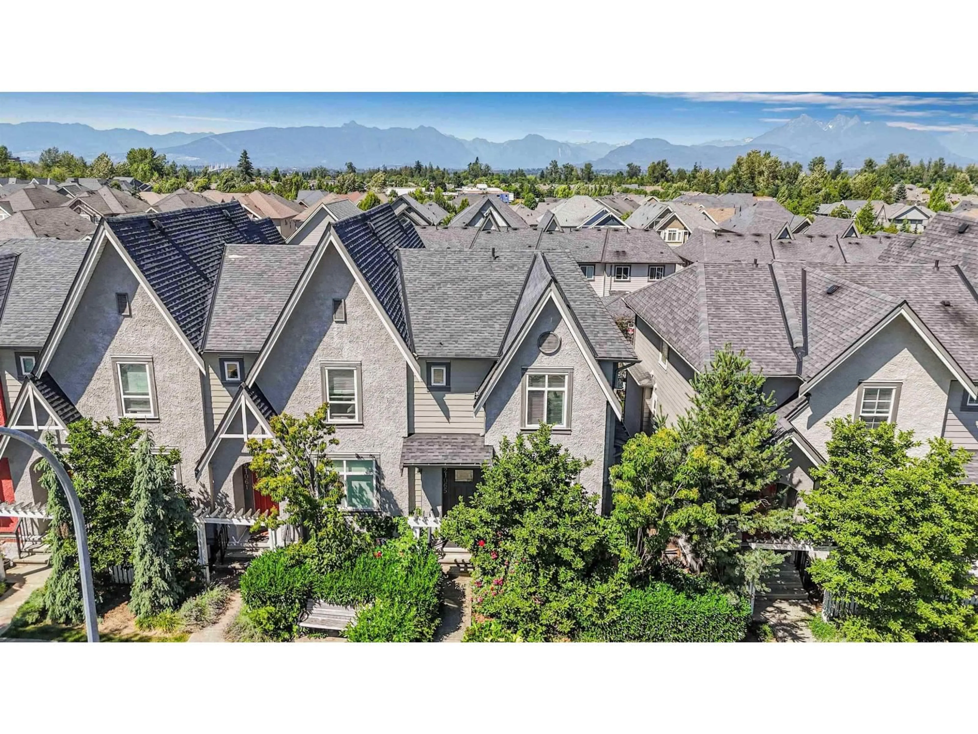 A pic from outside/outdoor area/front of a property/back of a property/a pic from drone, mountain view for 21065 80 AVENUE, Langley British Columbia V2Y0J4