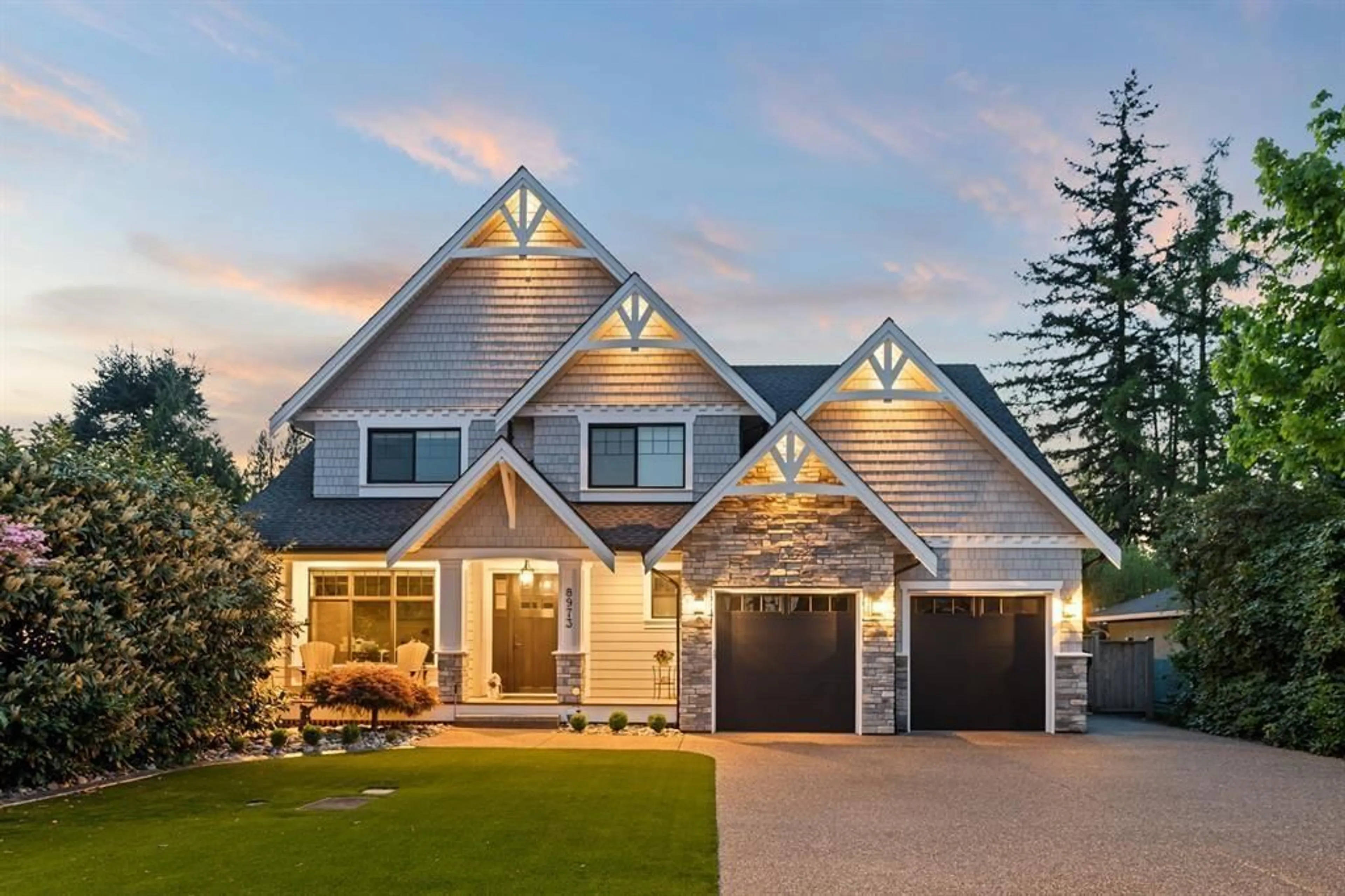 Home with vinyl exterior material, street for 8973 MACKIE STREET, Langley British Columbia V1M2R9