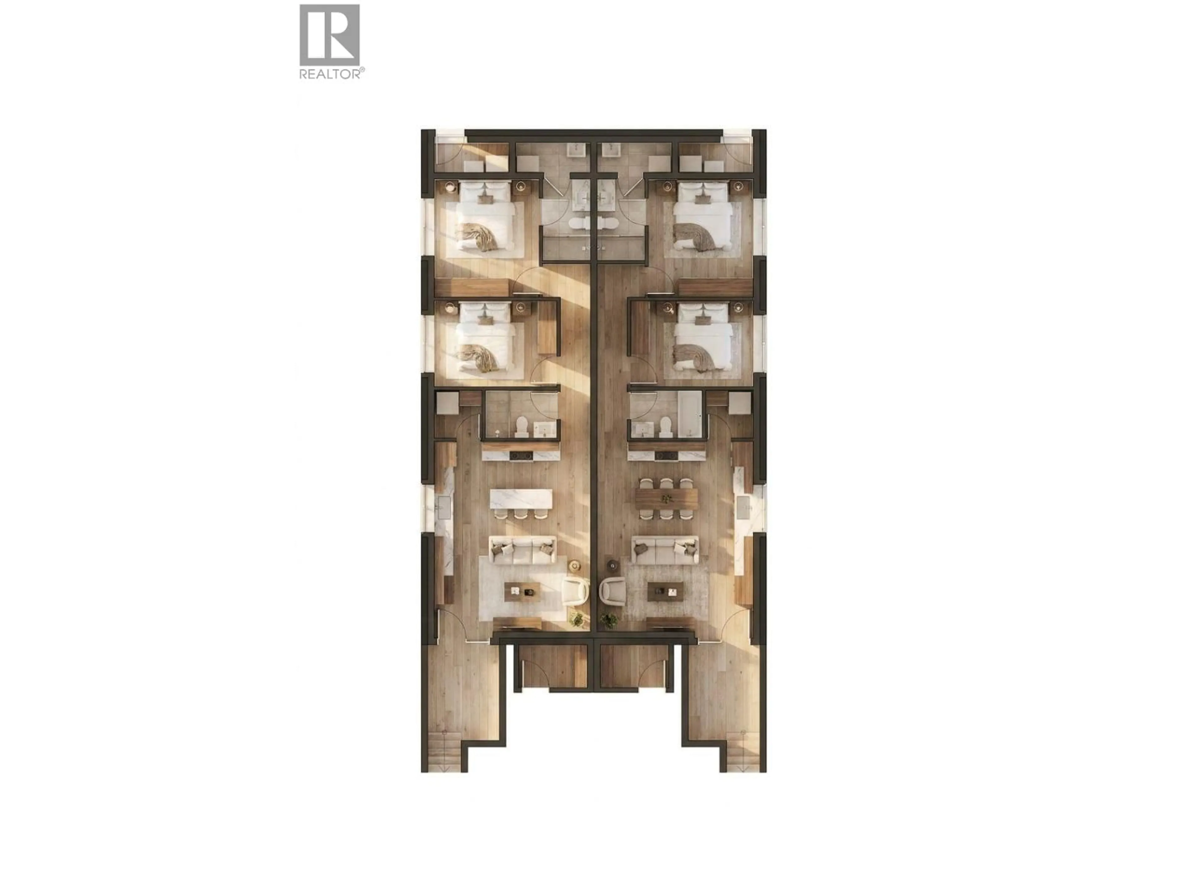 Floor plan for 4 - 1238 LE ROI STREET, Vancouver British Columbia V5K4G2