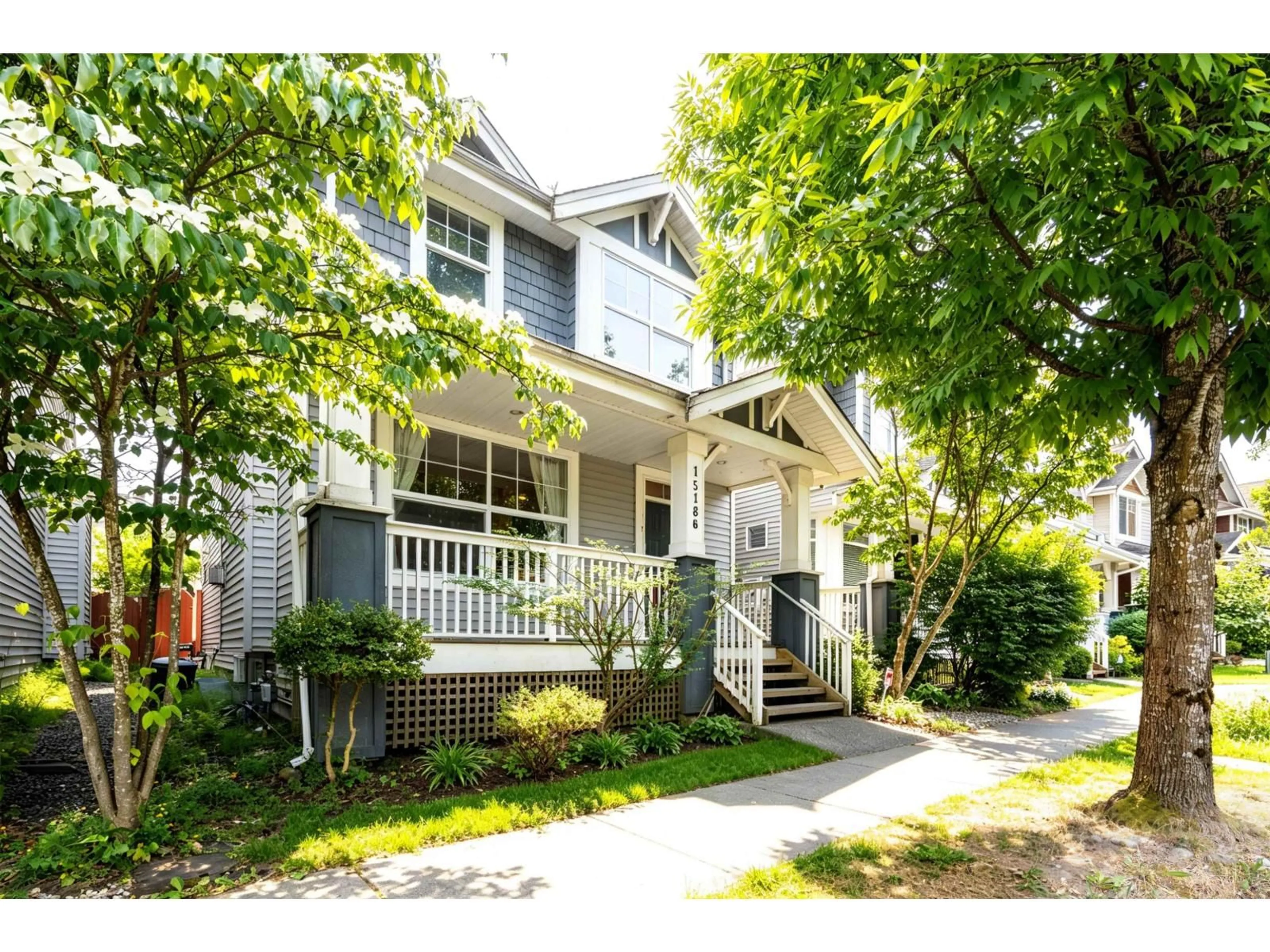 Home with vinyl exterior material, street for 15186 61A AVENUE, Surrey British Columbia V3S5J7