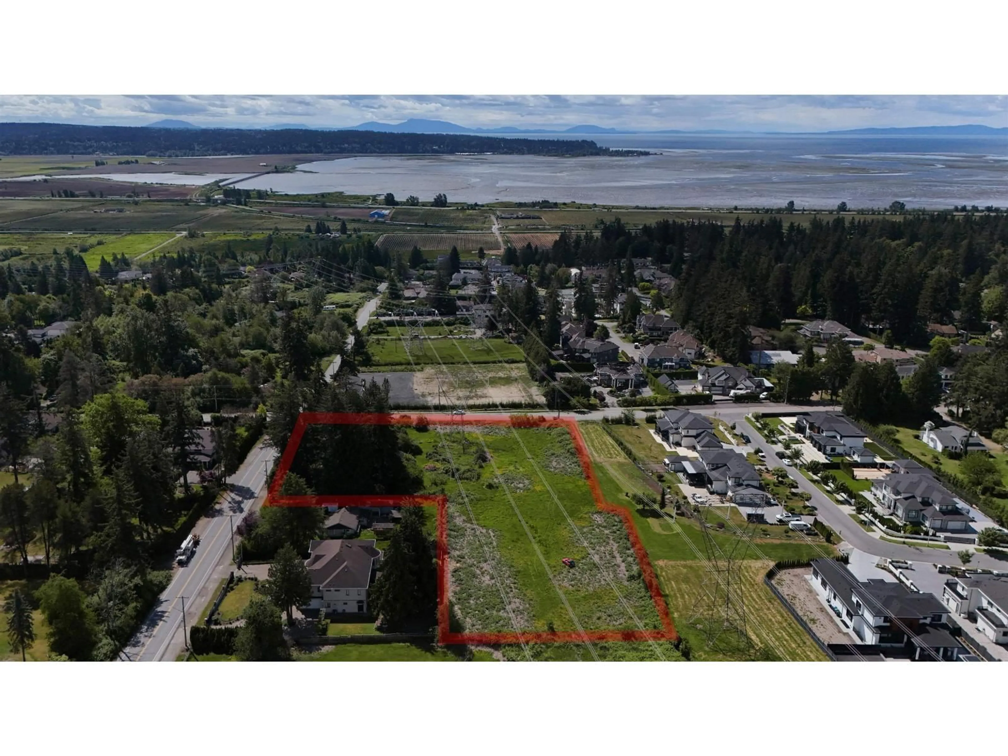 A pic from outside/outdoor area/front of a property/back of a property/a pic from drone, water/lake/river/ocean view for 12783 56 AVENUE, Surrey British Columbia V3X2Y7