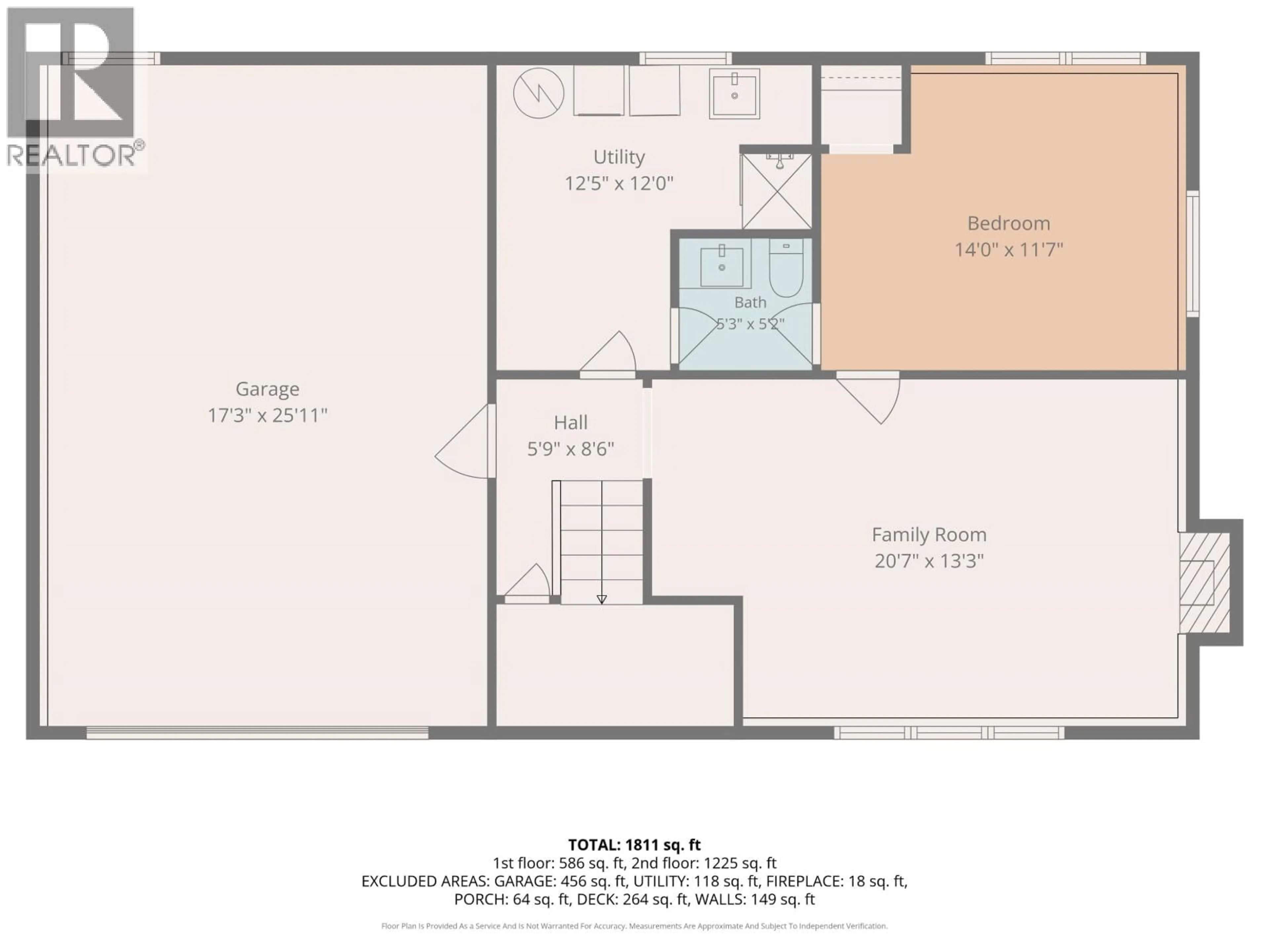 Floor plan for 5305 DALHOUSIE DRIVE, Prince George British Columbia V2N2A1