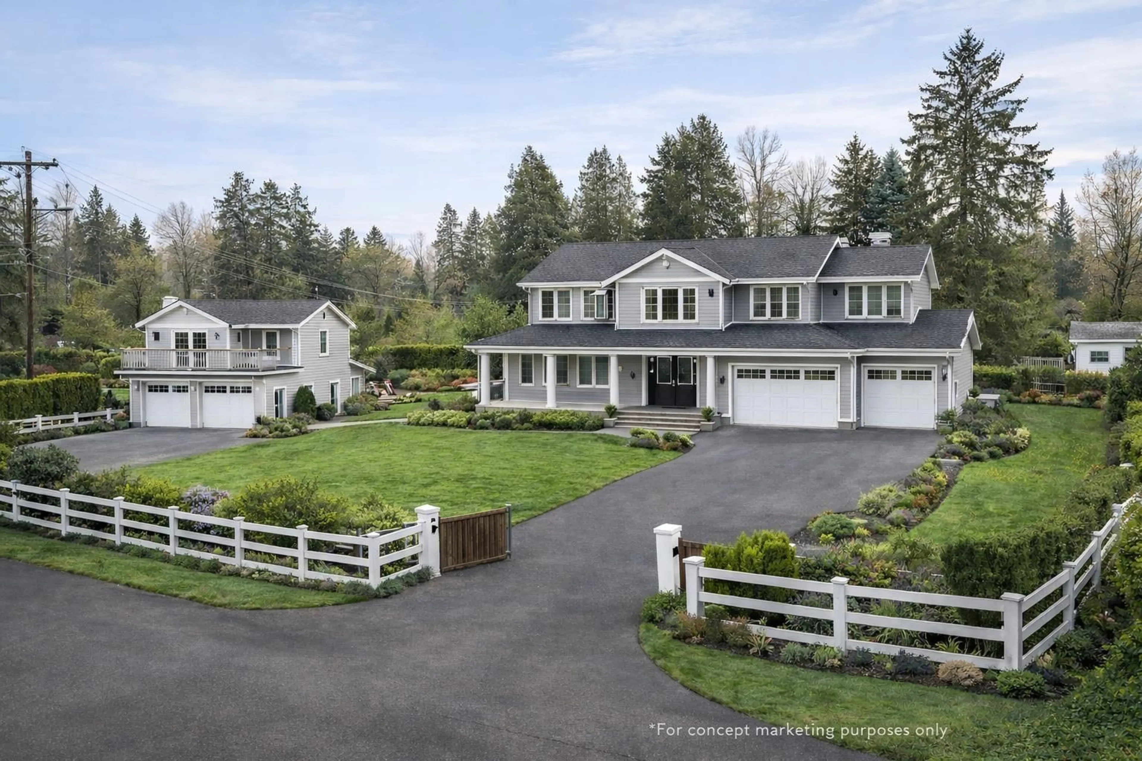 A pic from outside/outdoor area/front of a property/back of a property/a pic from drone, street for 30388 SUNSET CRESCENT, Abbotsford British Columbia V4X1Y5