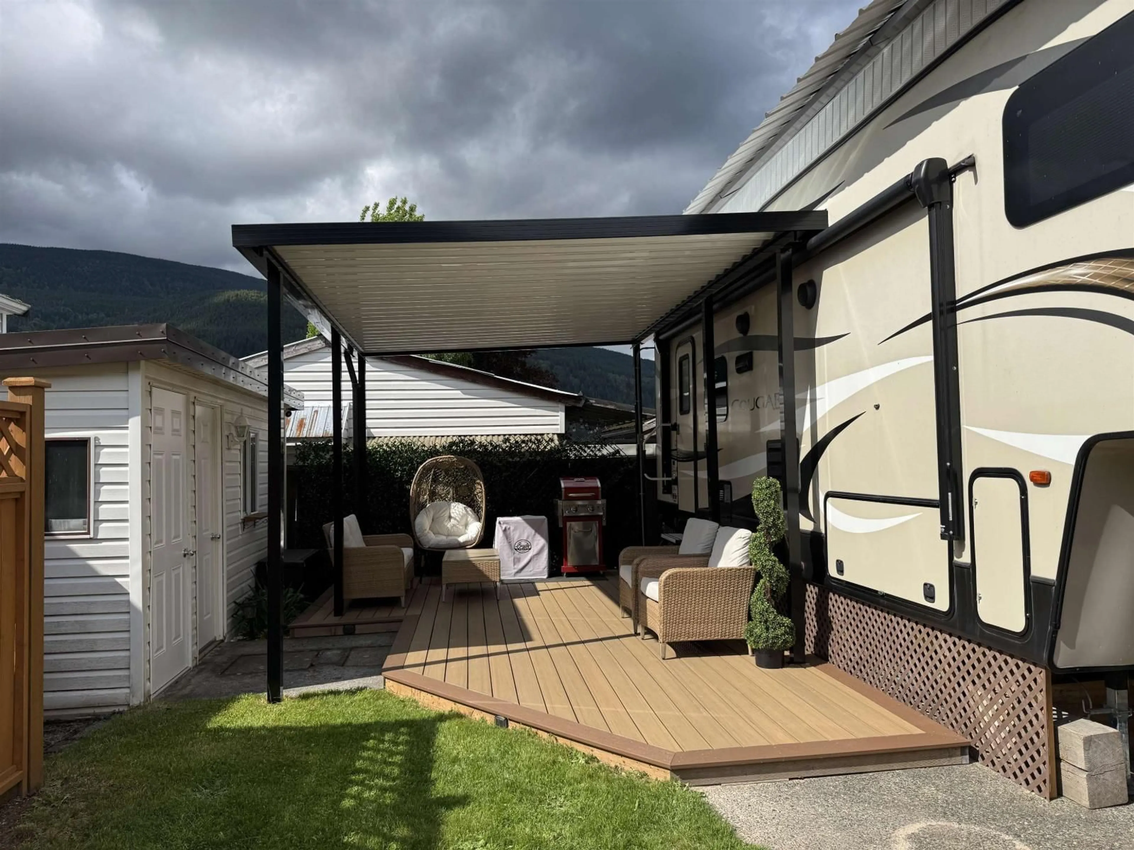 Patio, mountain view for 60 - 1436 FROST ROAD, Cultus Lake British Columbia V2R4X8