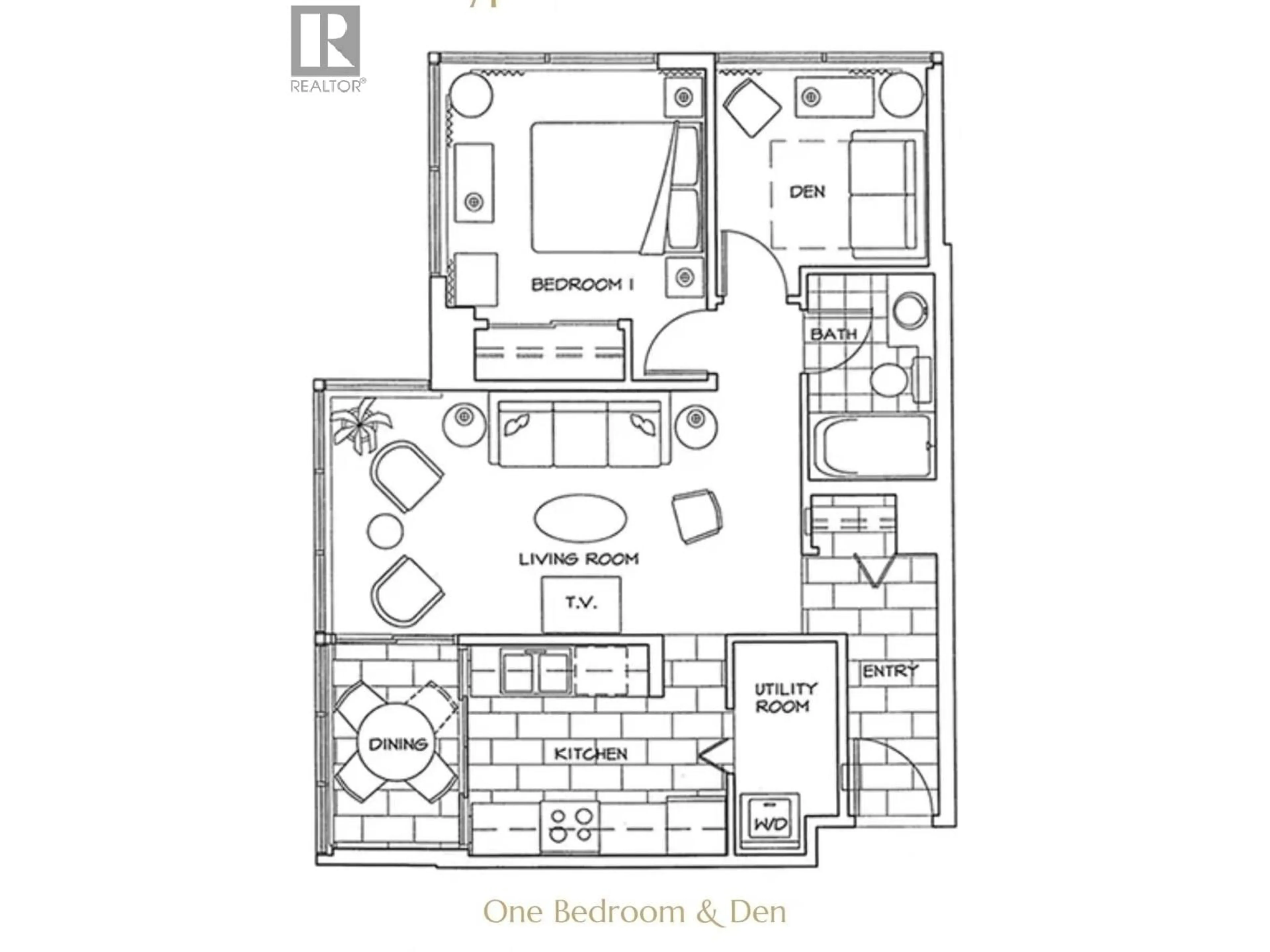 Floor plan for 2202 - 1200 GEORGIA STREET, Vancouver British Columbia V6E4R2