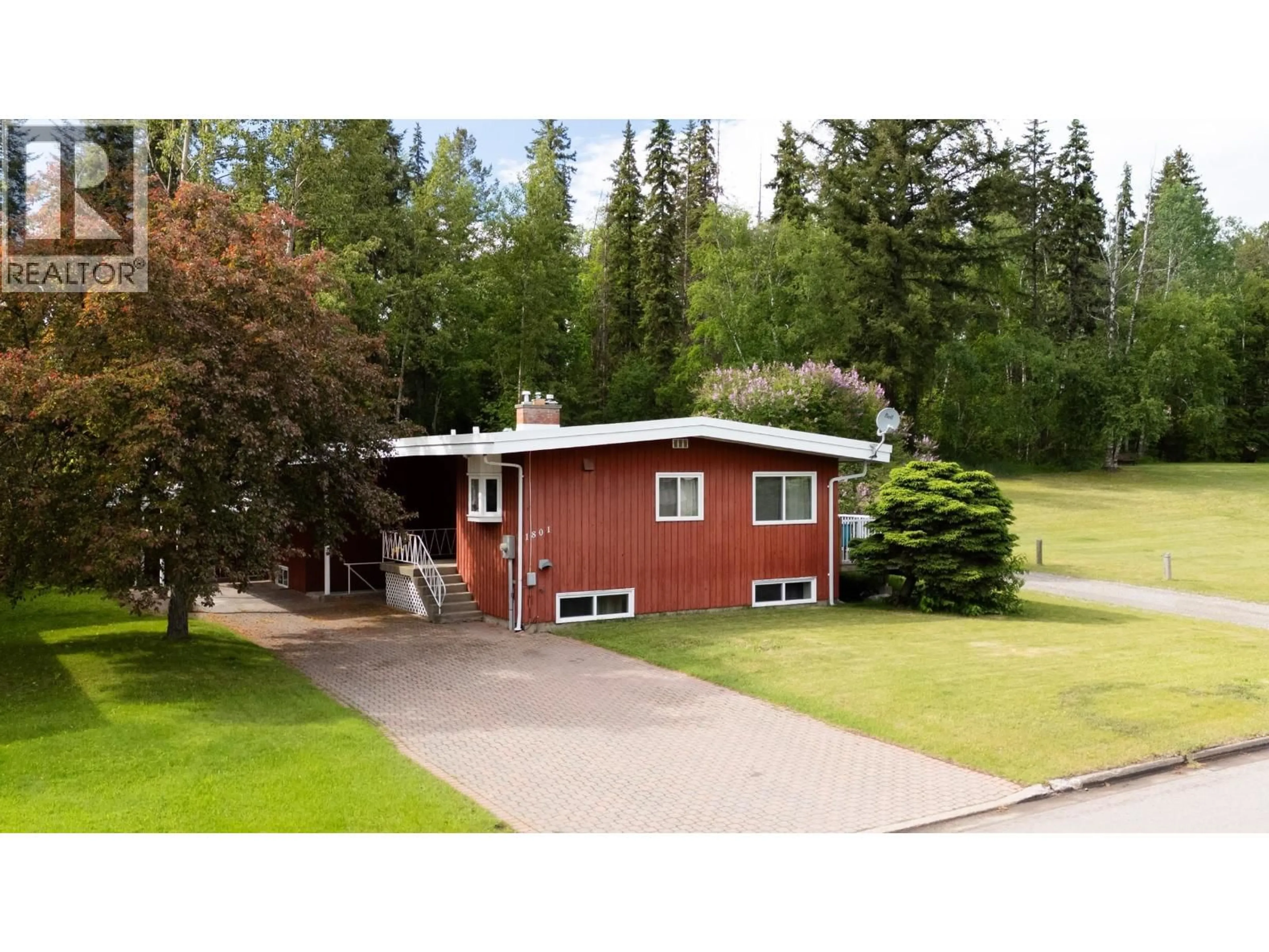 A pic from outside/outdoor area/front of a property/back of a property/a pic from drone, unknown for 1801 GARDEN DRIVE, Prince George British Columbia V2M2V9