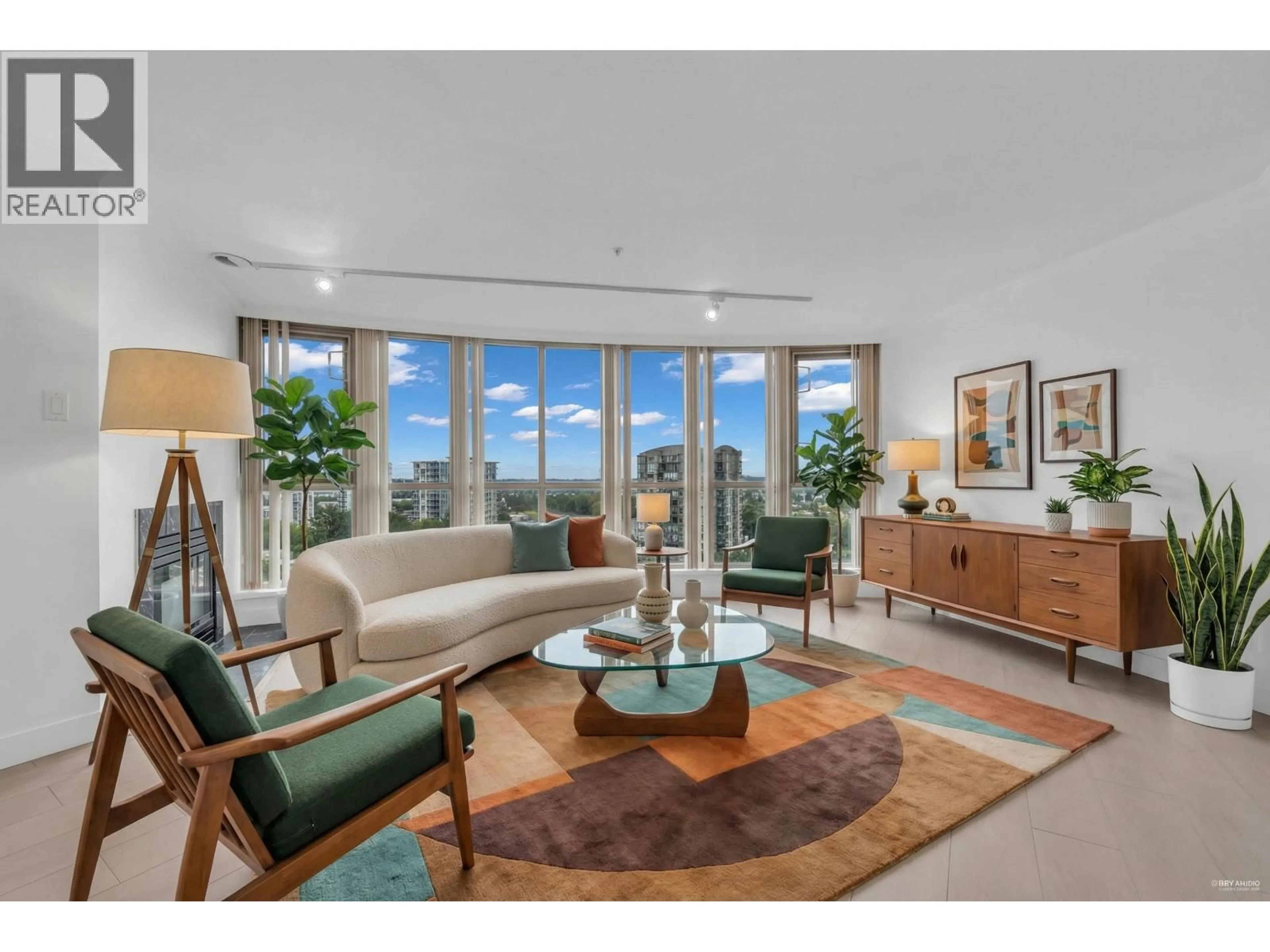 Living room with furniture, unknown for 1202 - 8111 ANDERSON ROAD, Richmond British Columbia V6Y3Z8