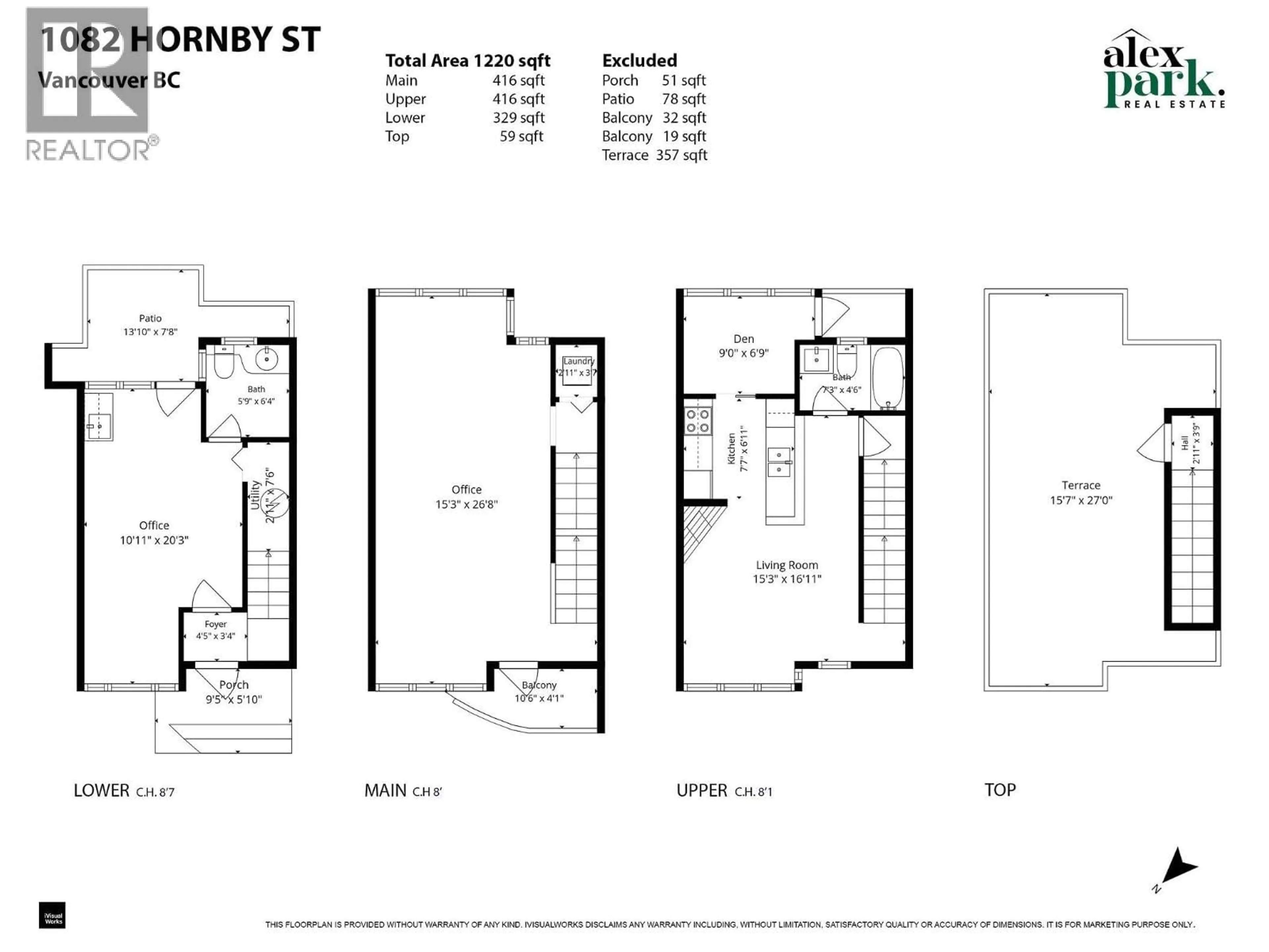 Floor plan for 1082 HORNBY STREET, Vancouver British Columbia V6Z1V6