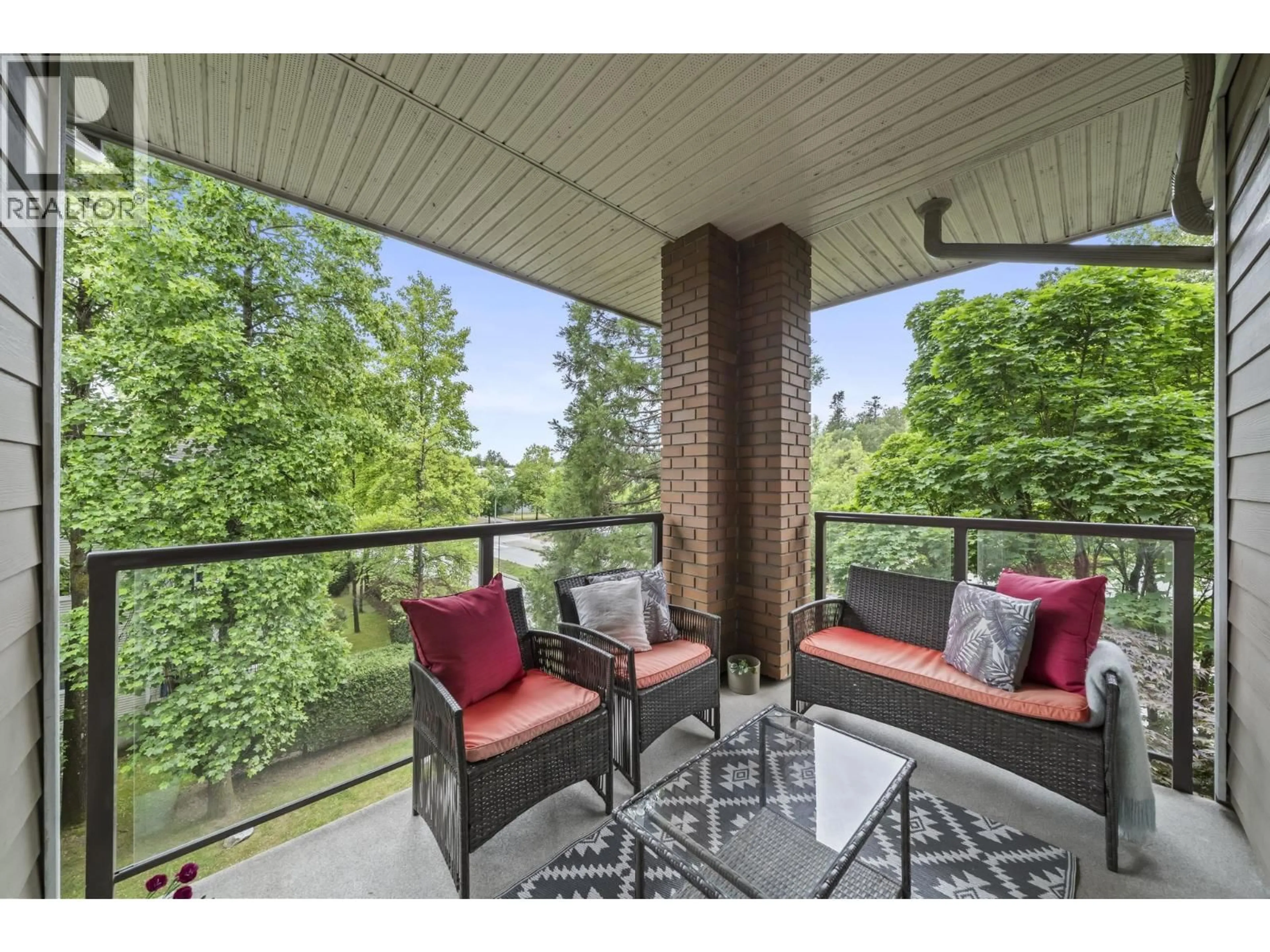 Patio, water/lake/river/ocean view for 302 - 2488 WELCHER AVENUE, Port Coquitlam British Columbia V3C1X7