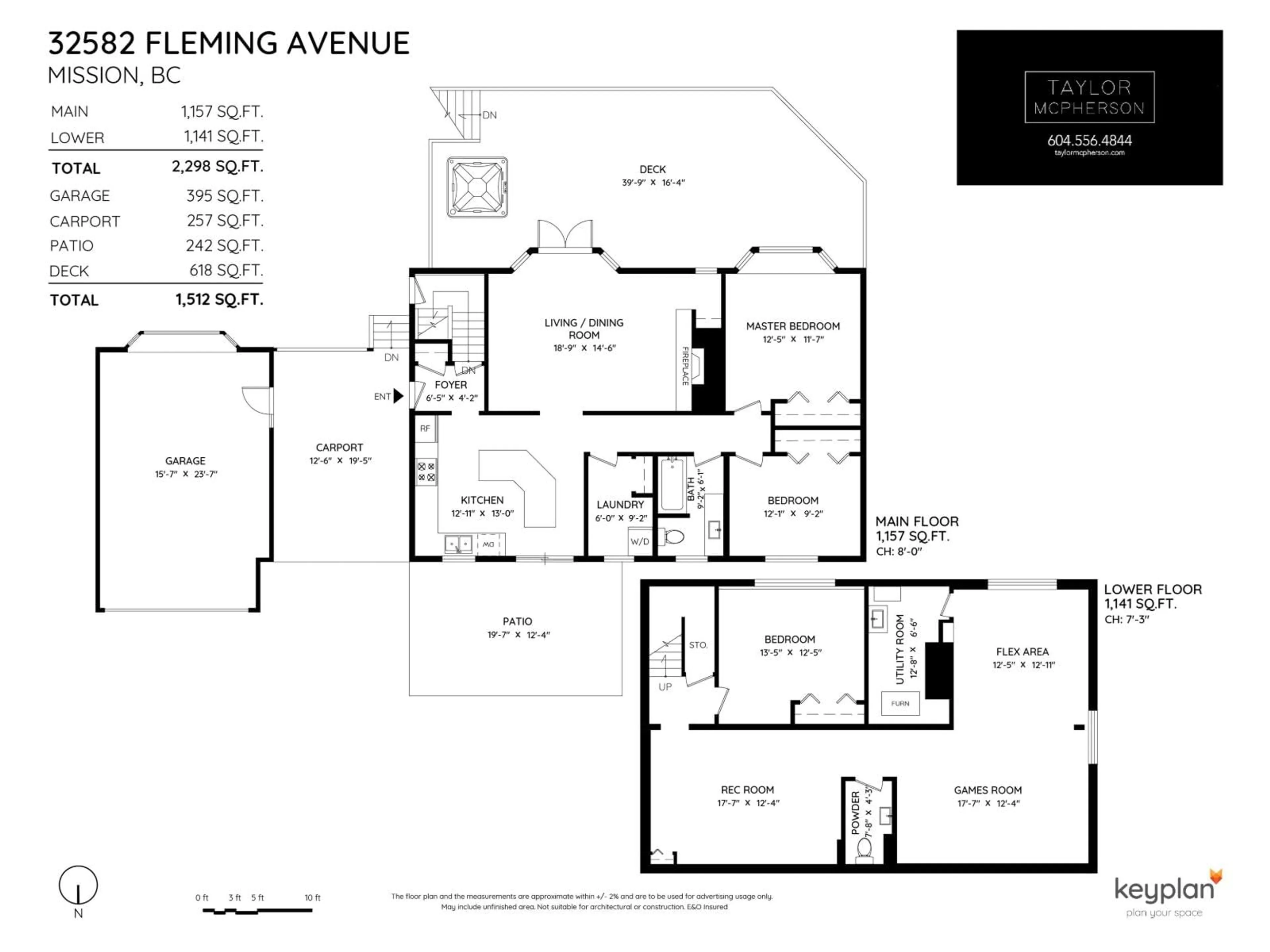 Floor plan for 32582 FLEMING AVENUE, Mission British Columbia V2V2G9