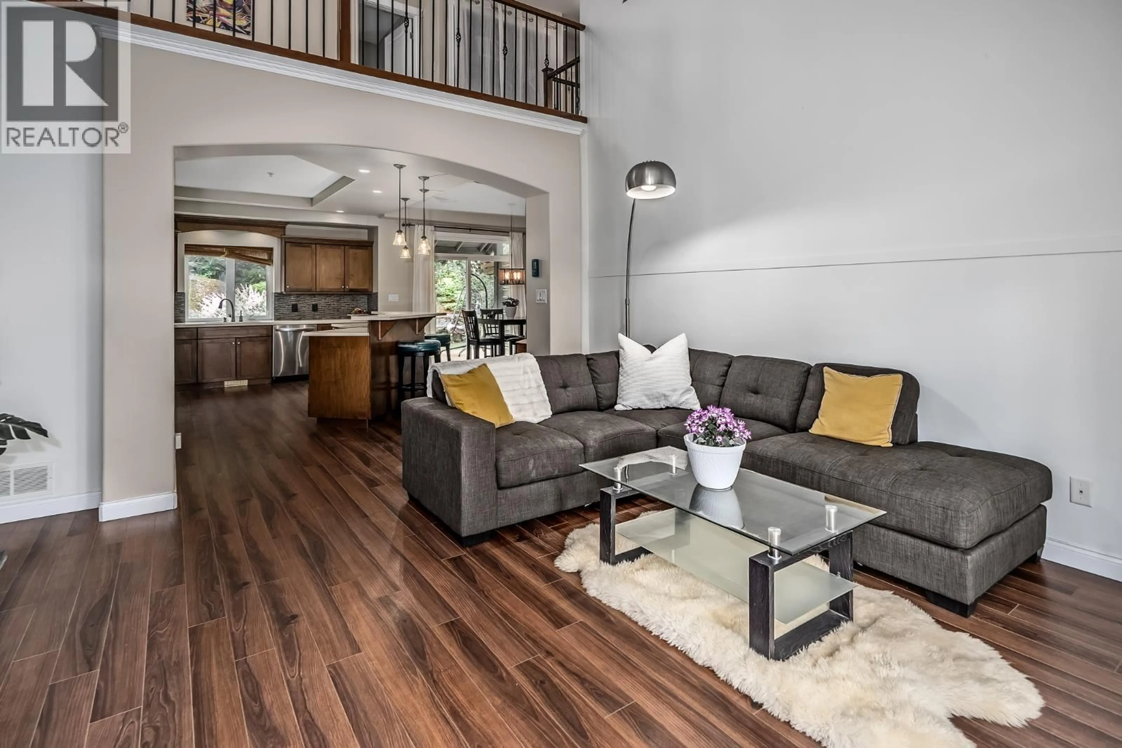 Living room with furniture, wood/laminate floor for 22938 VISTA RIDGE DRIVE, Maple Ridge British Columbia V4R2X3