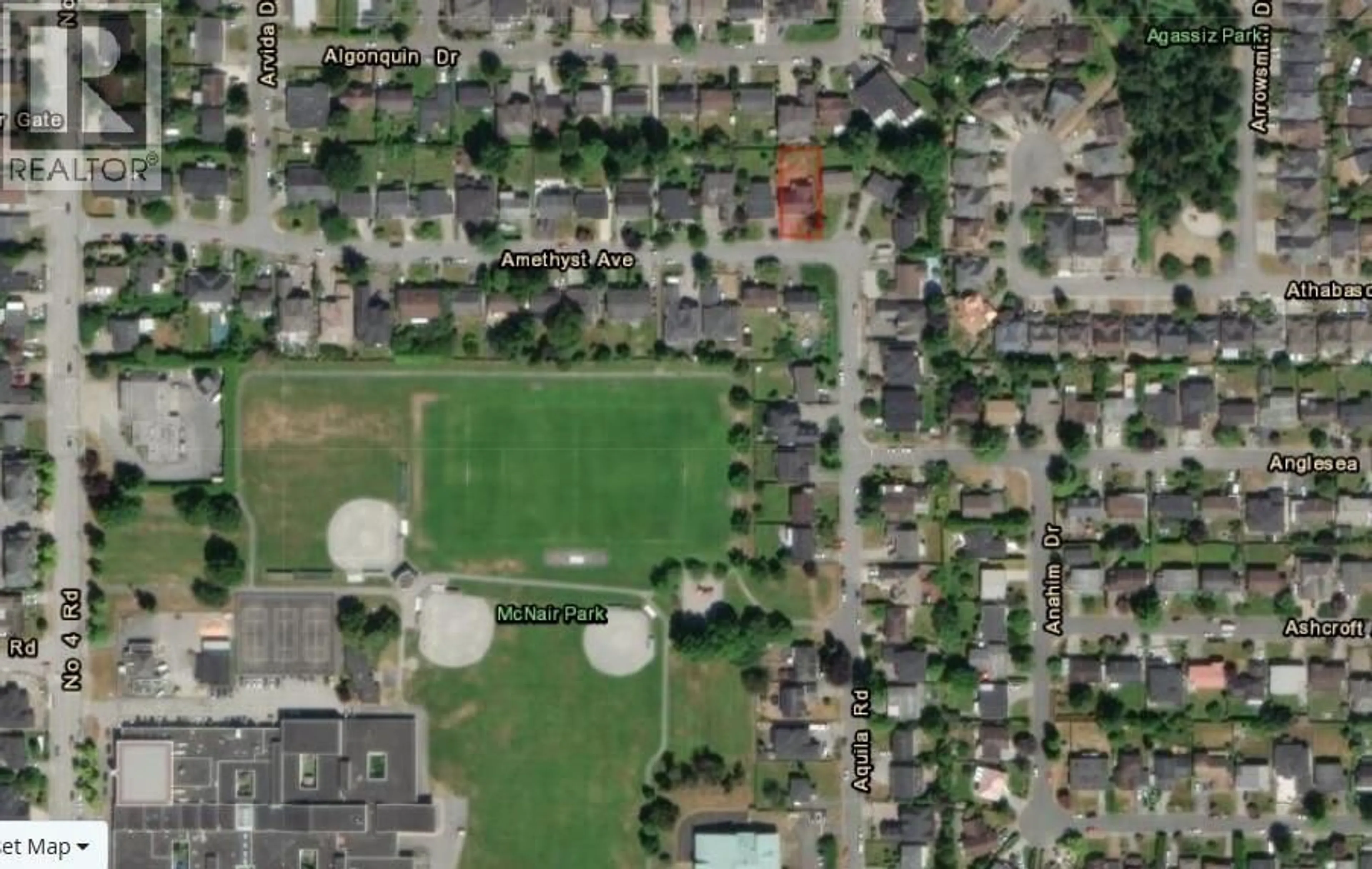 Picture of a map for 10351 AMETHYST AVENUE, Richmond British Columbia V7A3A8