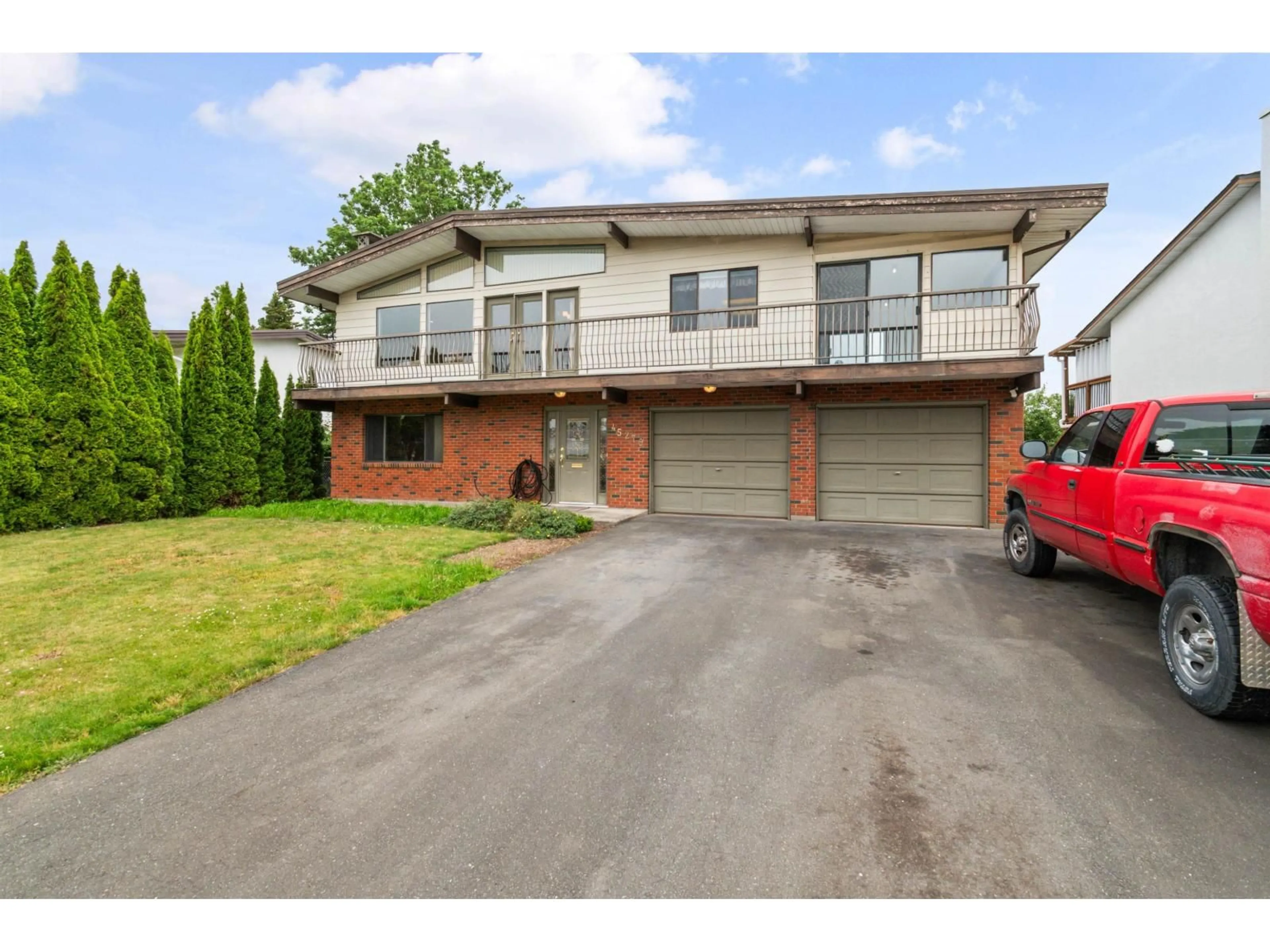 Home with brick exterior material, street for 45279 LENORA CRESCENT, Chilliwack British Columbia V2P7C6