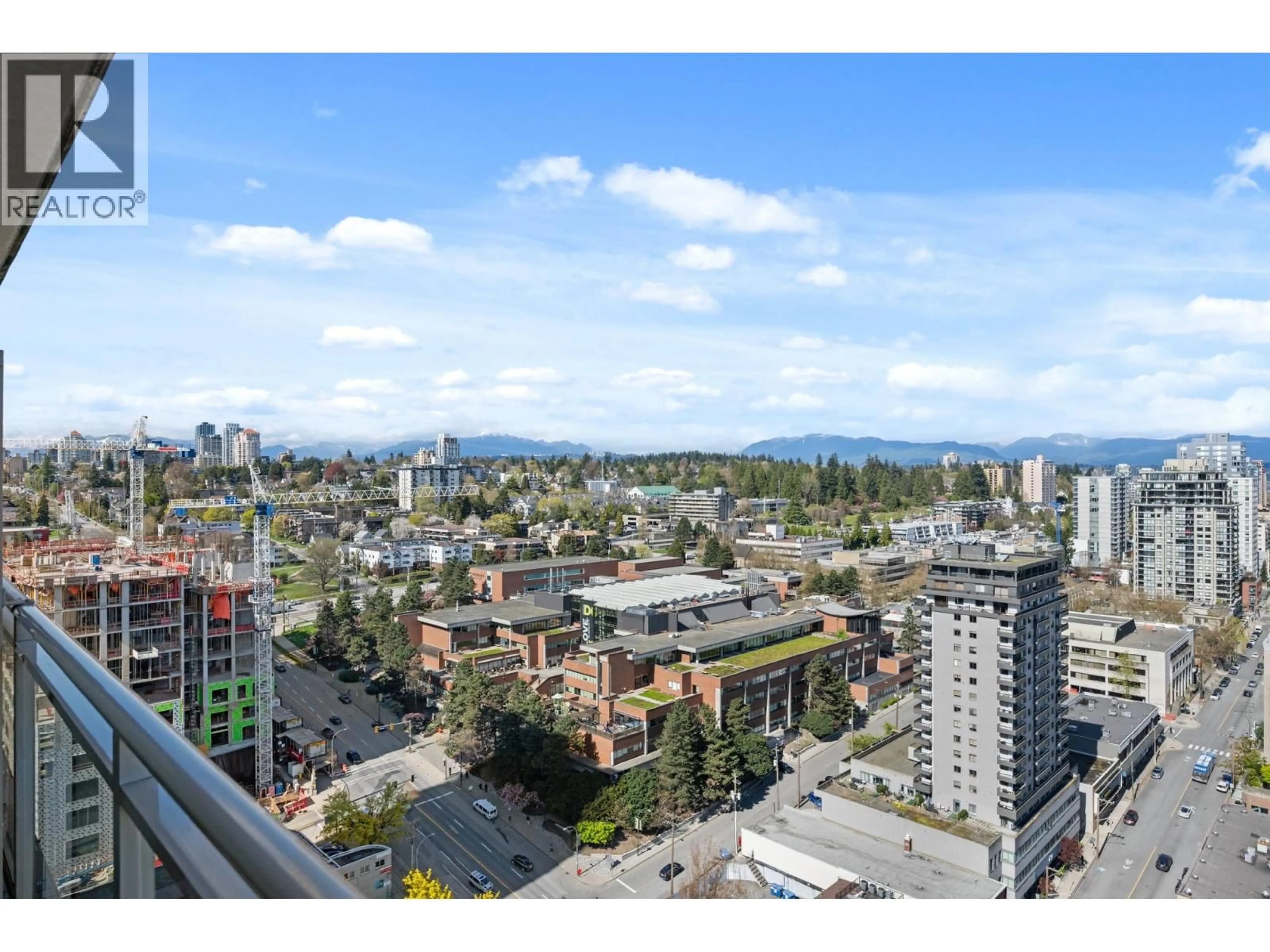 A pic from outside/outdoor area/front of a property/back of a property/a pic from drone, city buildings view from balcony for 3503 - 888 CARNARVON STREET, New Westminster British Columbia V3M0C6