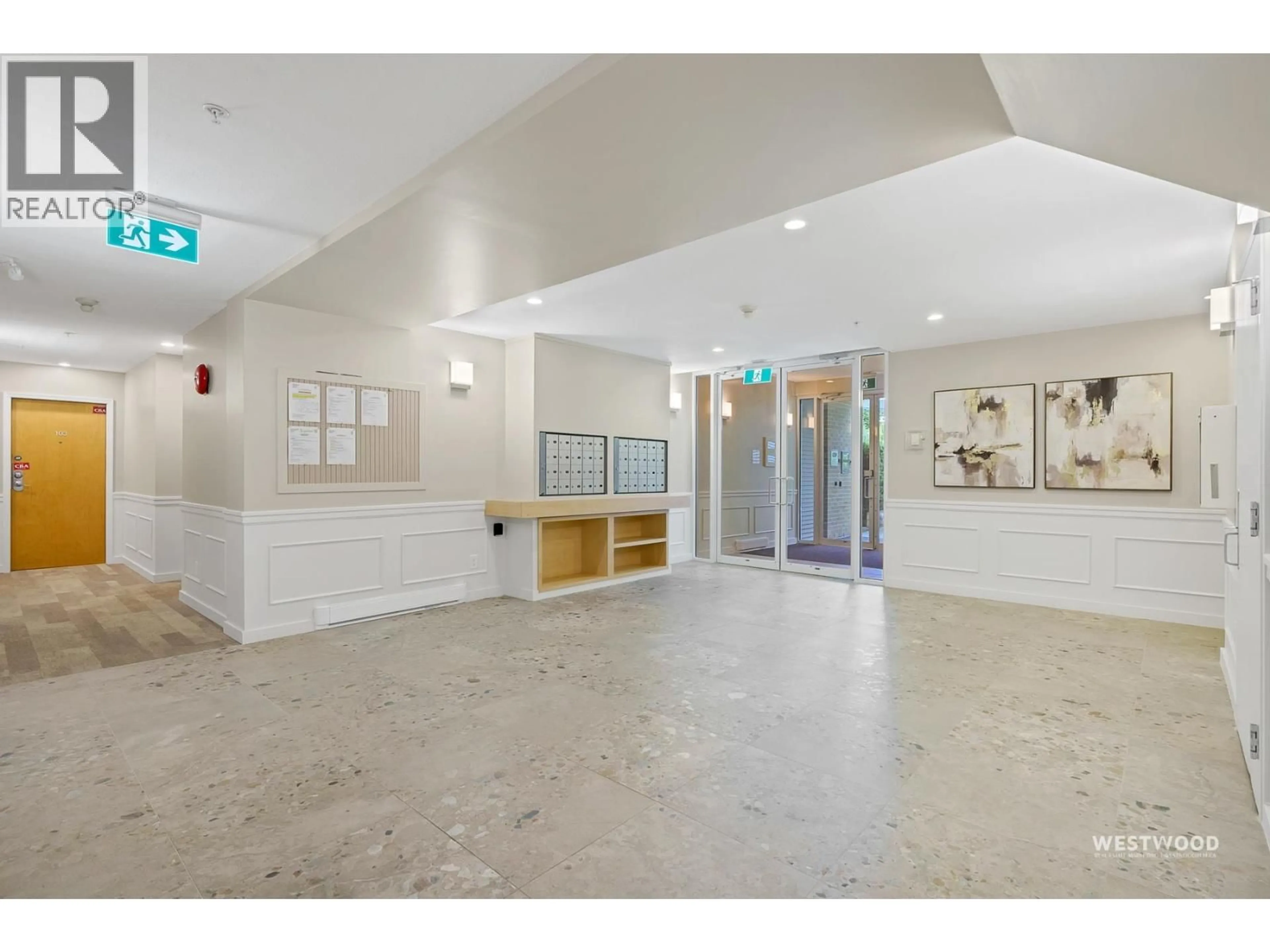Indoor foyer for 207 - 6198 ASH STREET, Vancouver British Columbia V5Z3G9