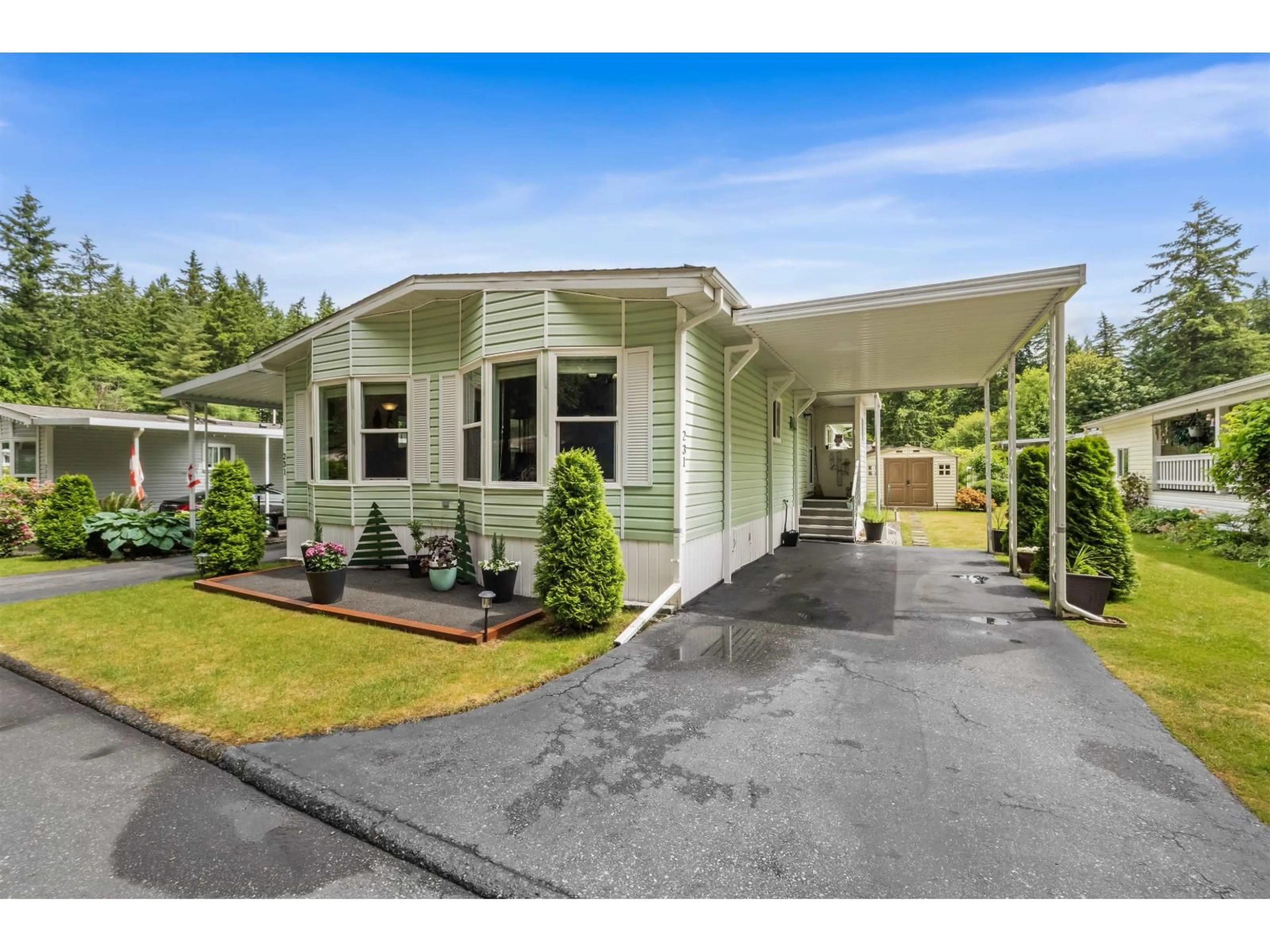 Home with vinyl exterior material, street for 231 - 20071 24 AVENUE, Langley British Columbia V2Z2A1