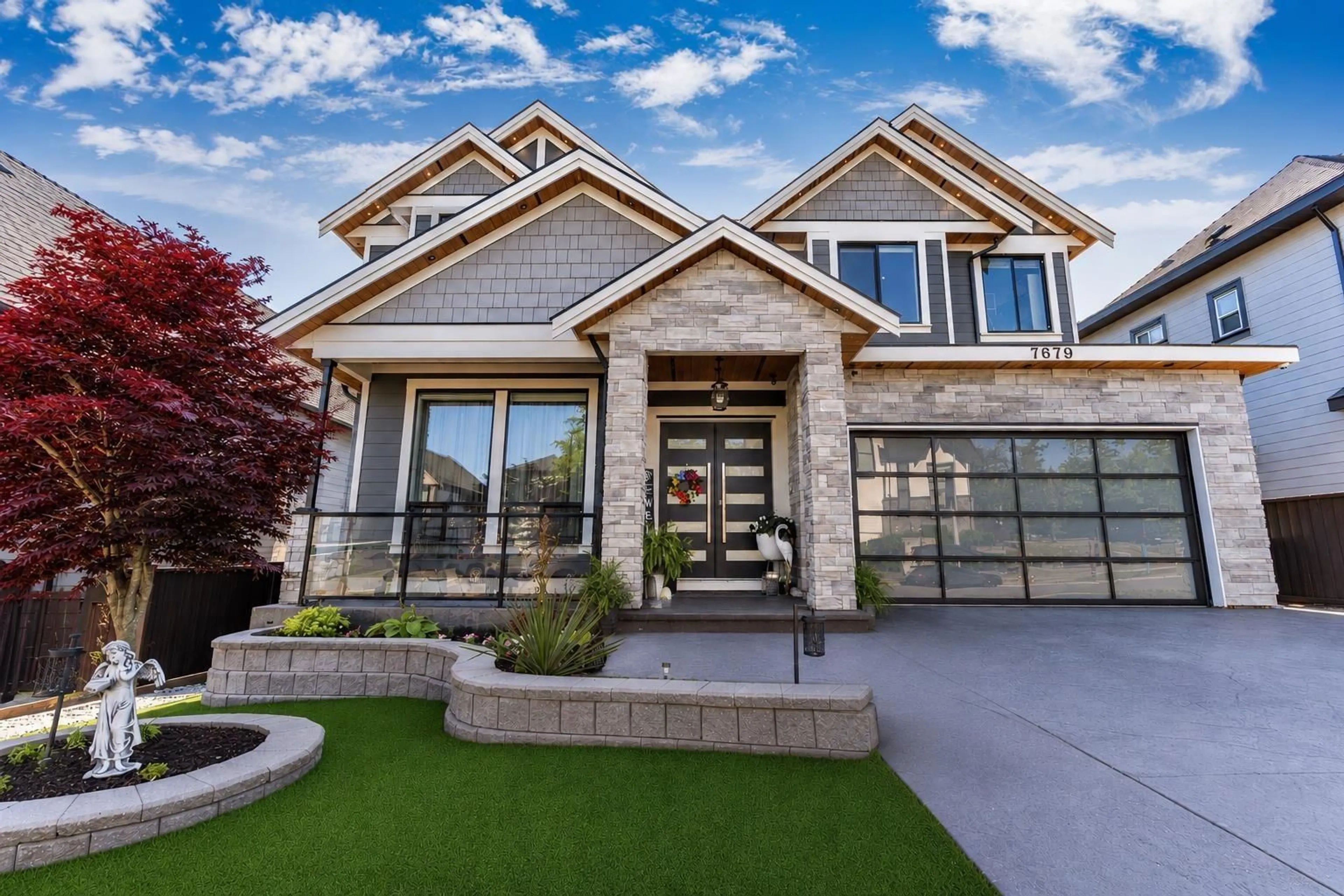 Home with brick exterior material, street for 7679 155 STREET, Surrey British Columbia V3R9C1