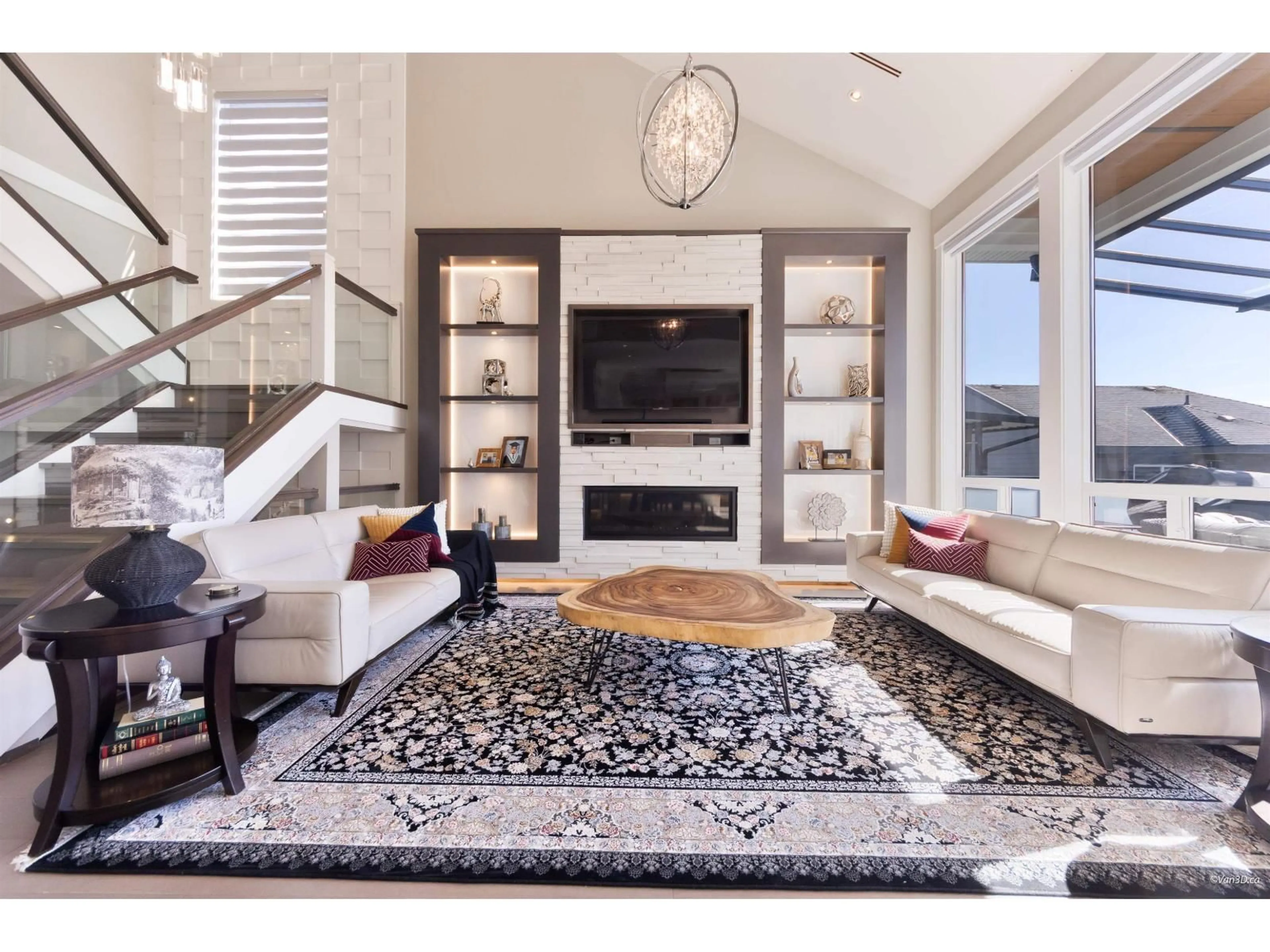 Living room with furniture, unknown for 7679 155 STREET, Surrey British Columbia V3R9C1