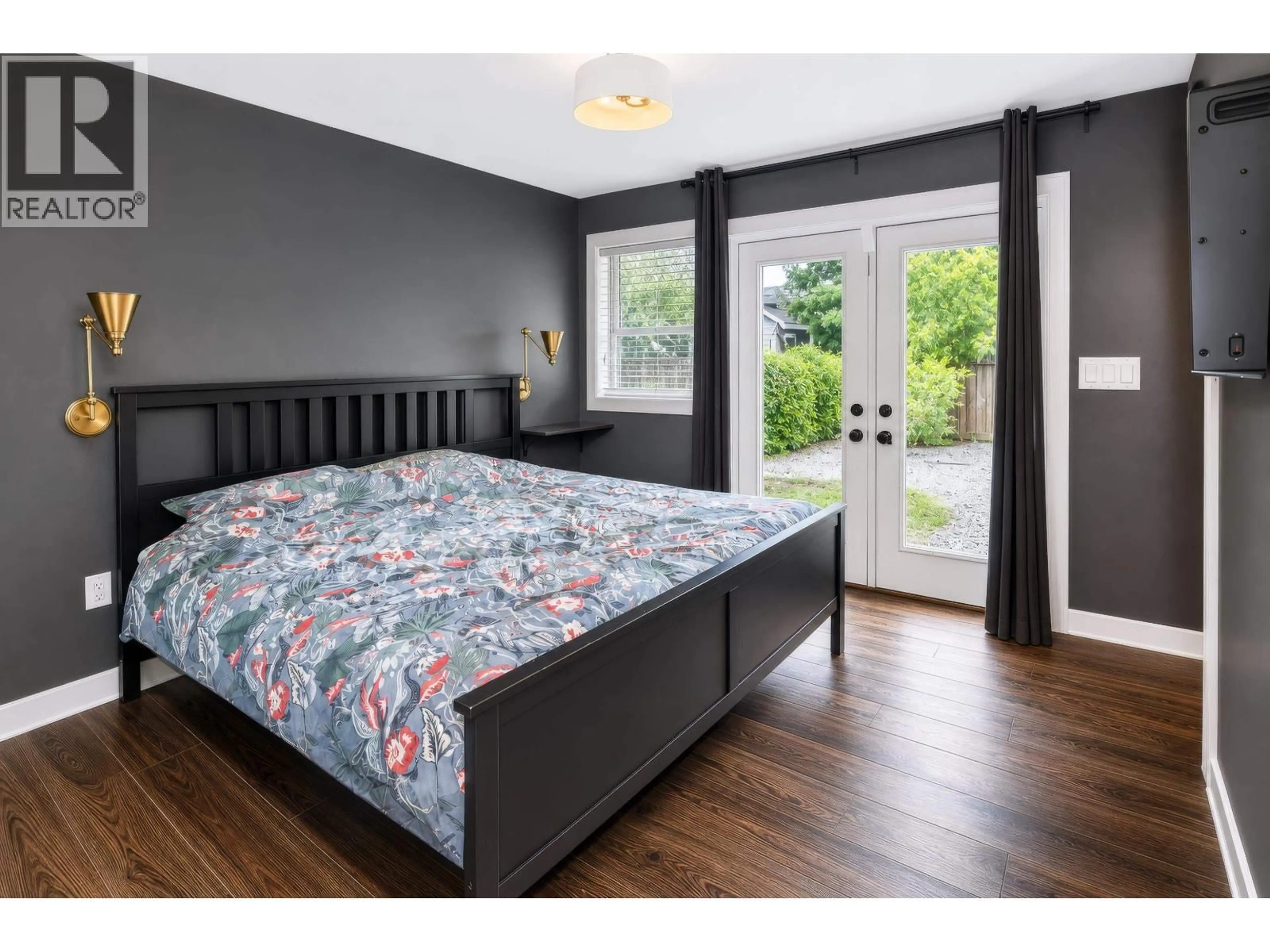 Bedroom with bed, wood/laminate floor for 12512 BLACKSTOCK STREET, Maple Ridge British Columbia V2X5N6