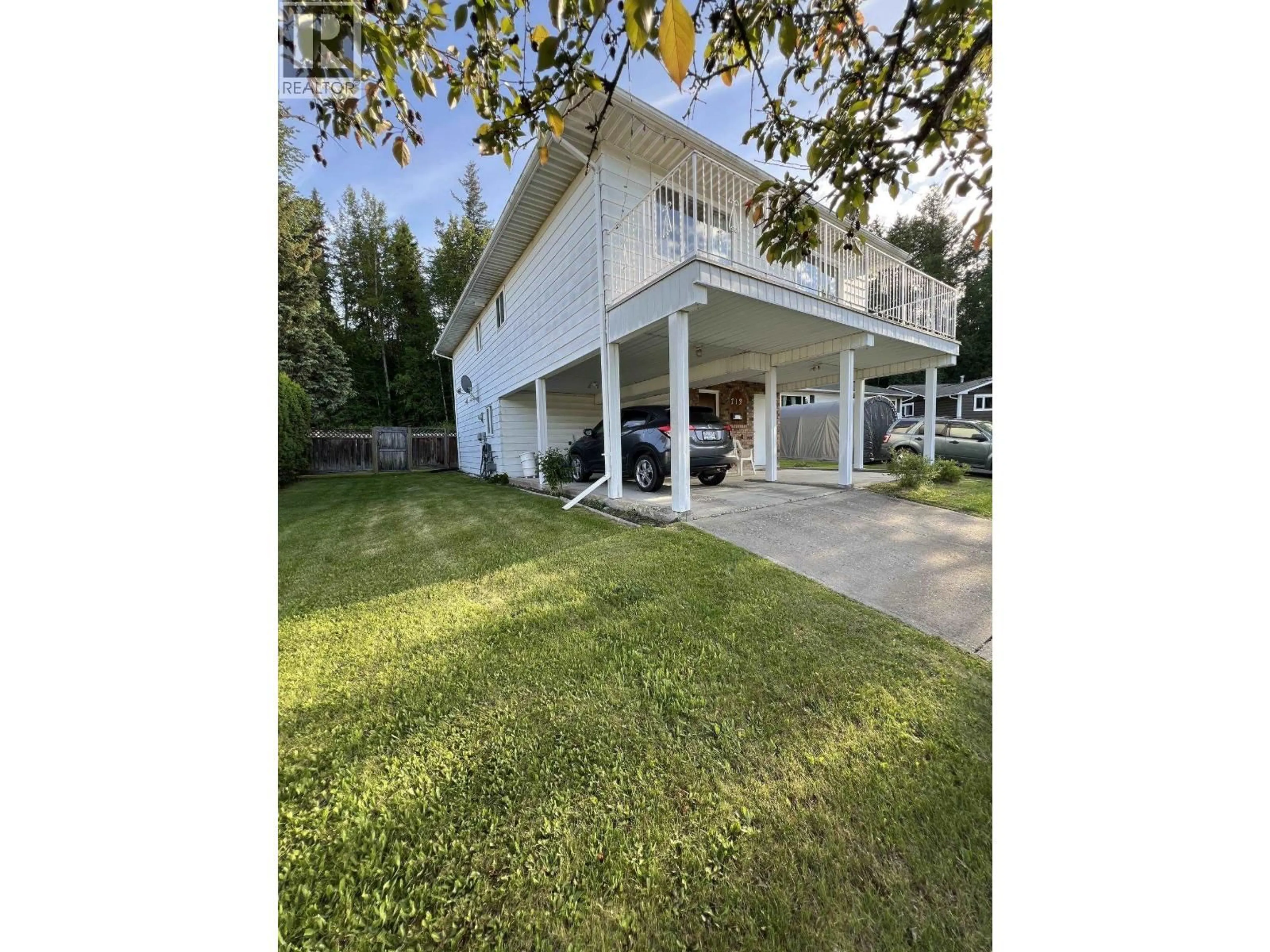 A pic from outside/outdoor area/front of a property/back of a property/a pic from drone, unknown for 713 AYR PLACE, Prince George British Columbia V2M6H7