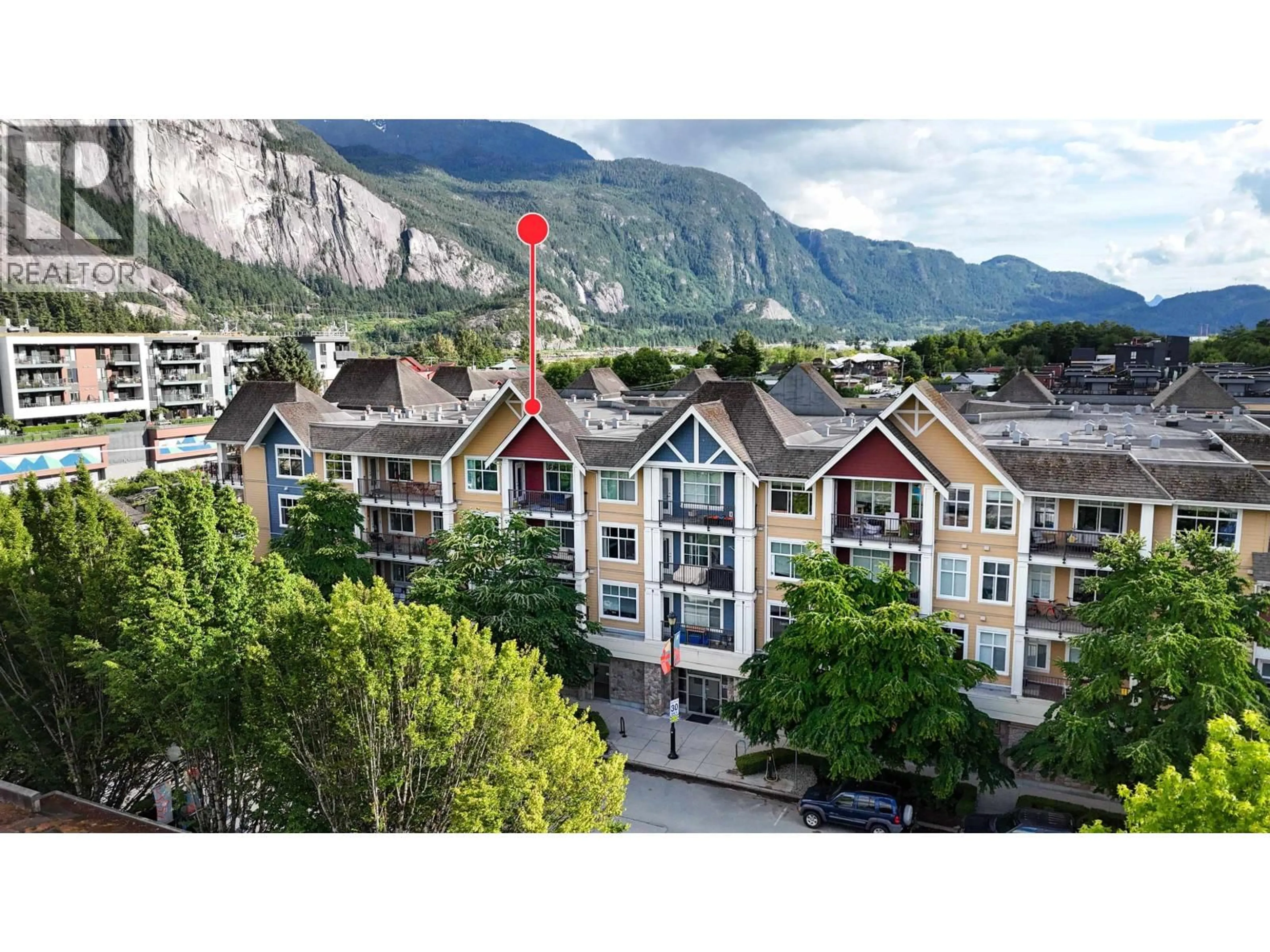 A pic from outside/outdoor area/front of a property/back of a property/a pic from drone, mountain view for 415 - 1336 MAIN STREET, Squamish British Columbia V8B0R2