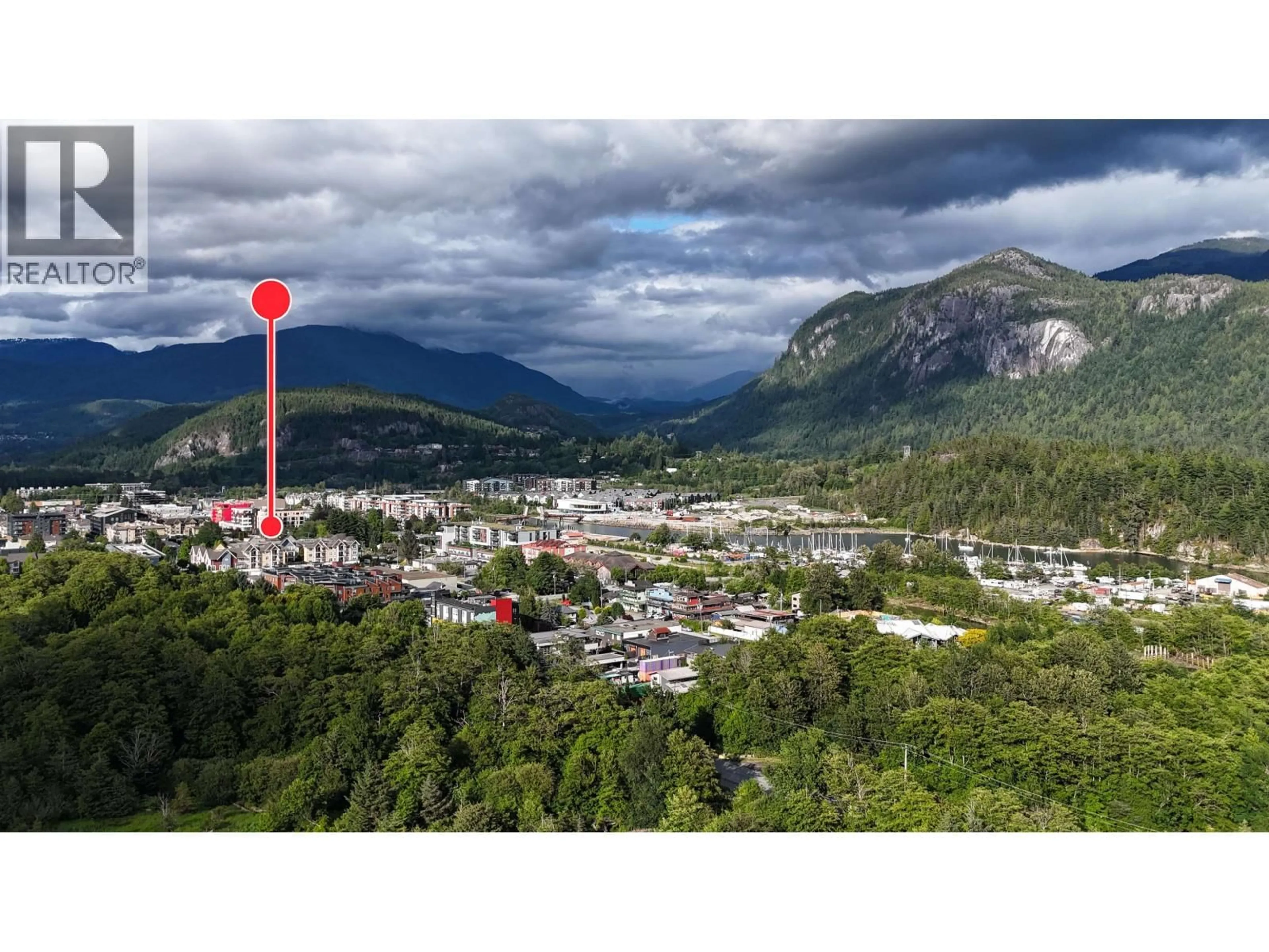 A pic from outside/outdoor area/front of a property/back of a property/a pic from drone, mountain view for 415 - 1336 MAIN STREET, Squamish British Columbia V8B0R2