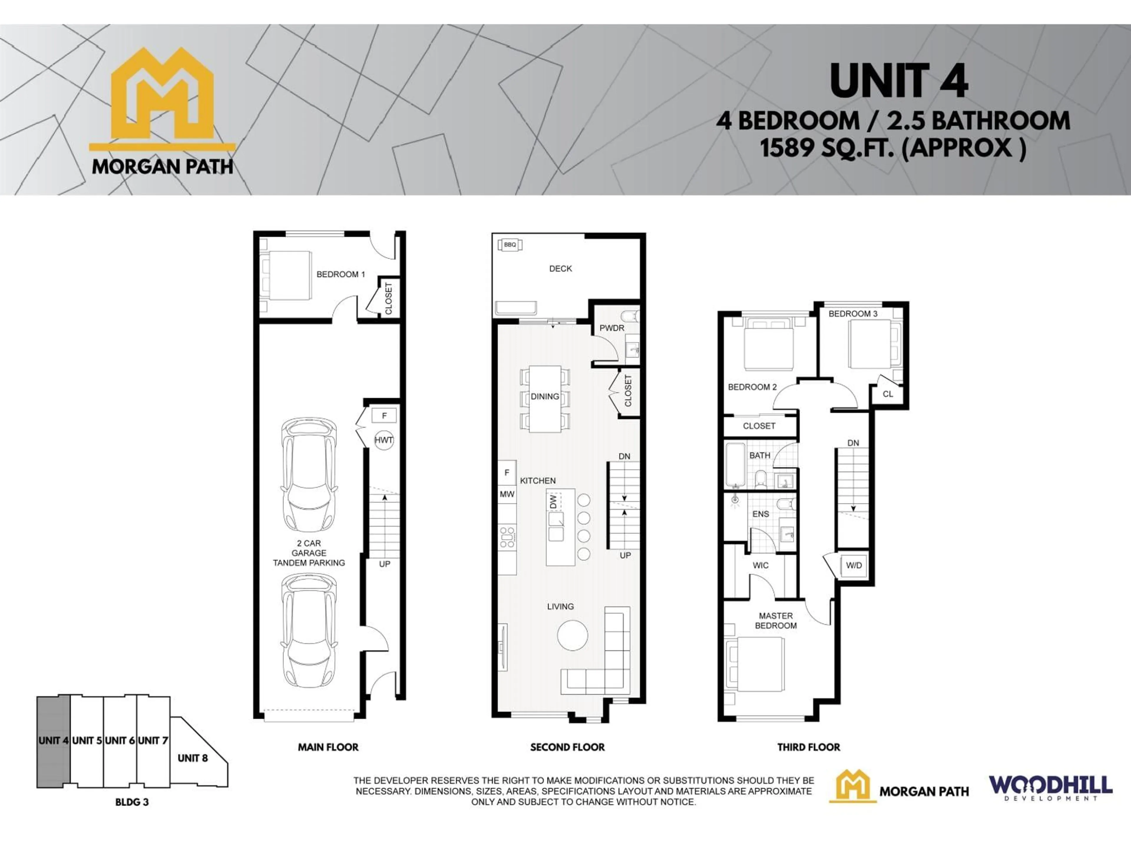 Floor plan for 4 - 2655 158 STREET, Surrey British Columbia V3Z0B7